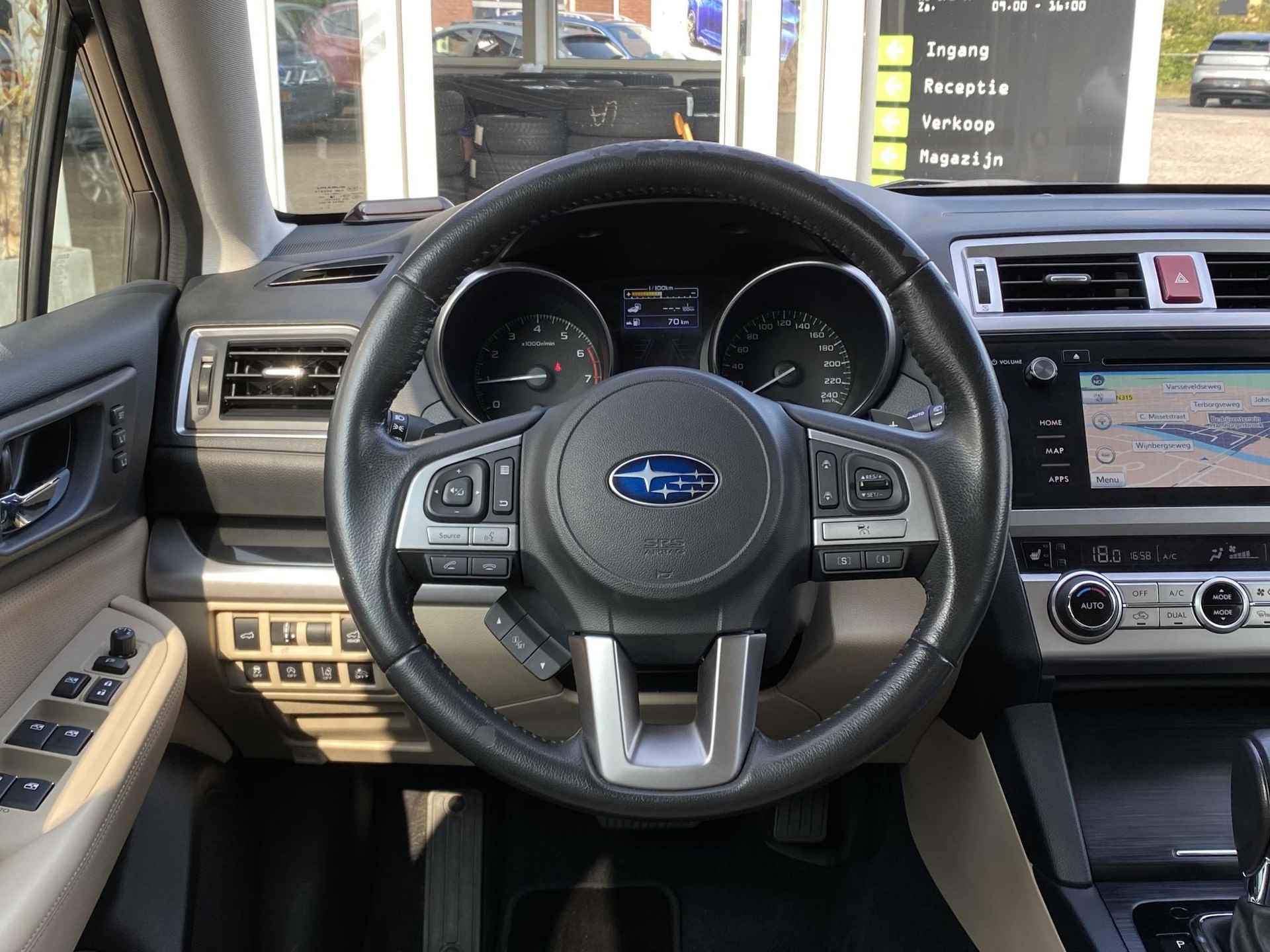 Subaru Outback 2.5i Premium | Adaptieve cruise control | Navigatie | Schuif/kantel dak | Stoelverwarming voor | Parkeersensoren voor | - 13/41