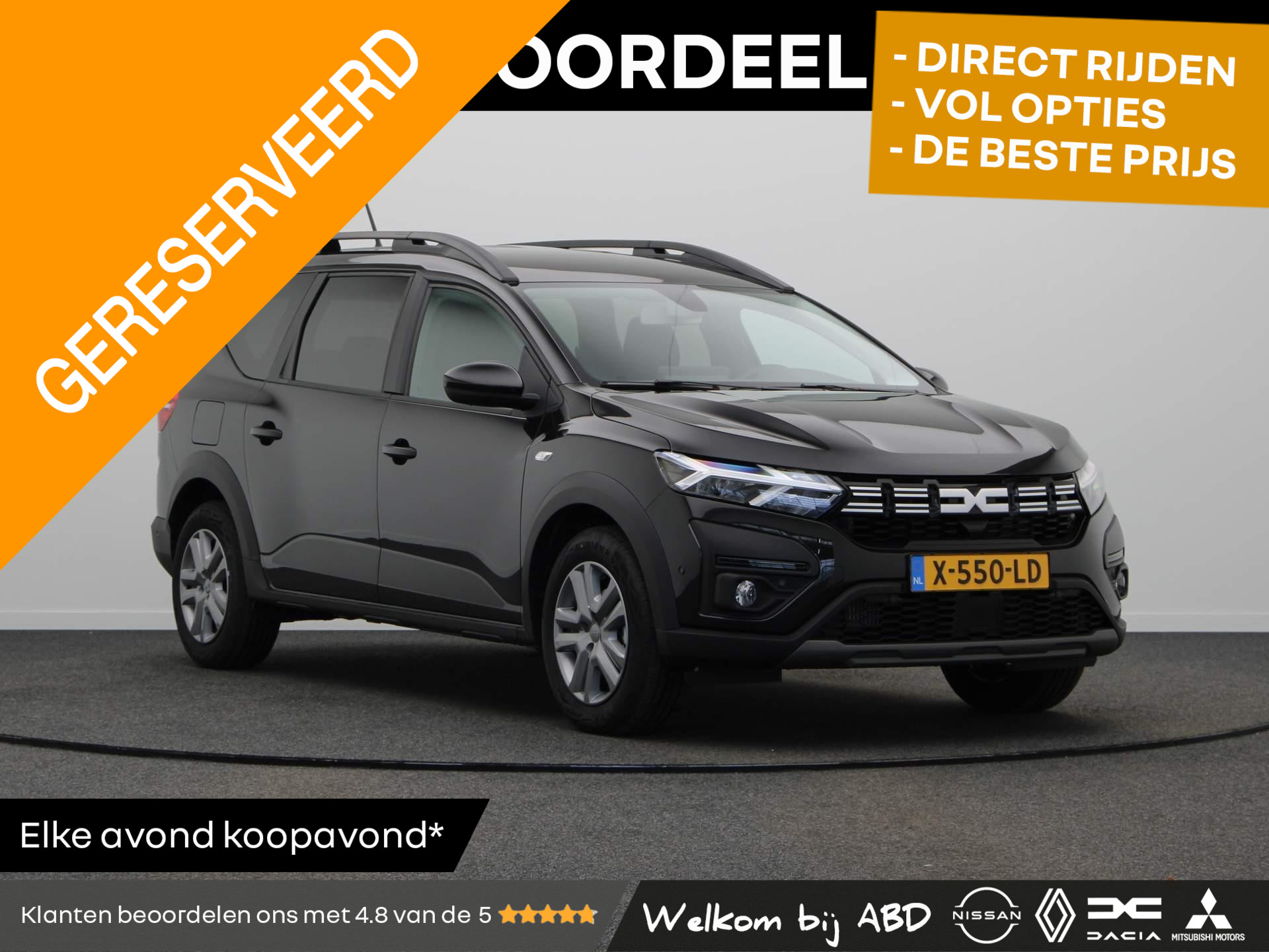 Dacia Jogger TCe 110pk Expression 7p. | 7-persoons | Dodehoek | Handsfree cardsleutel | Achteruitrijcamera |