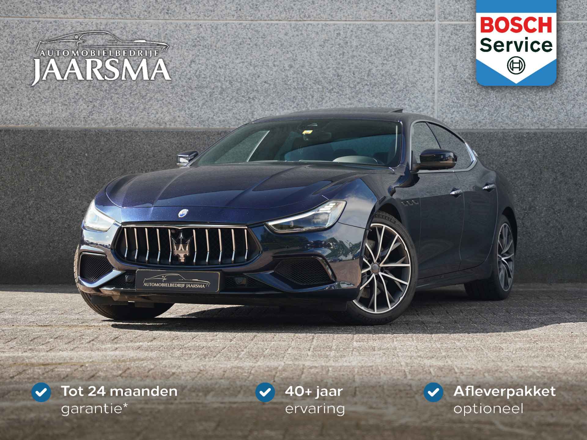 Maserati Ghibli 3.0 V6 GranSport Zomer- en winterset |Carbon interieur delen |Parelmoer lak | - 1/86