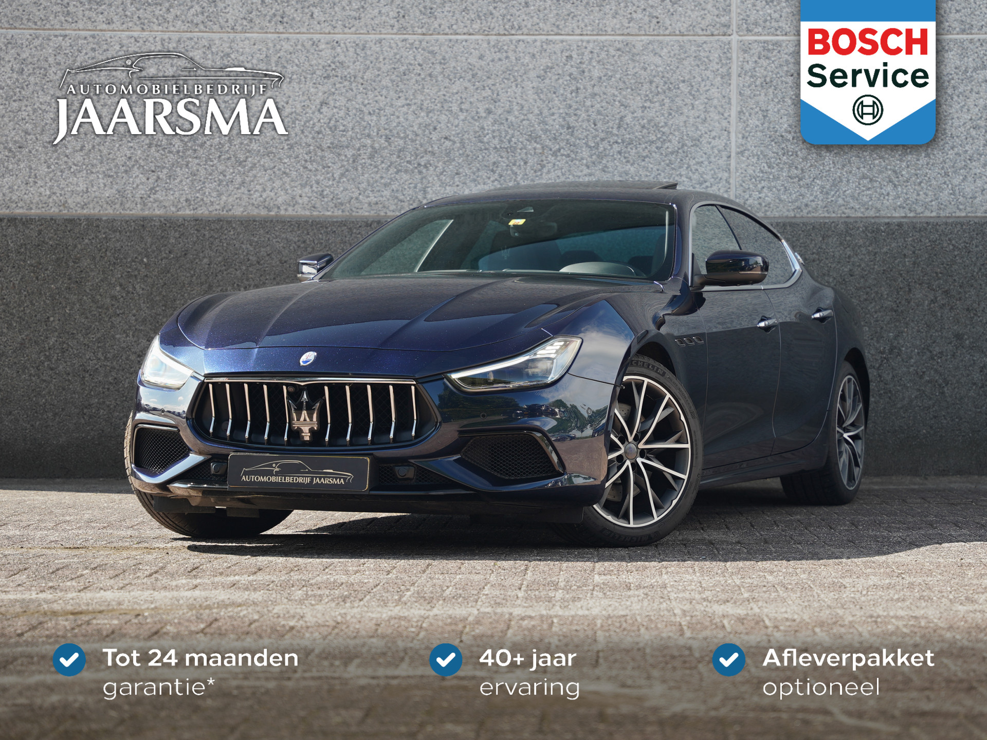 Maserati Ghibli 3.0 V6 GranSport Zomer- en winterset |Carbon interieur delen |Parelmoer lak |