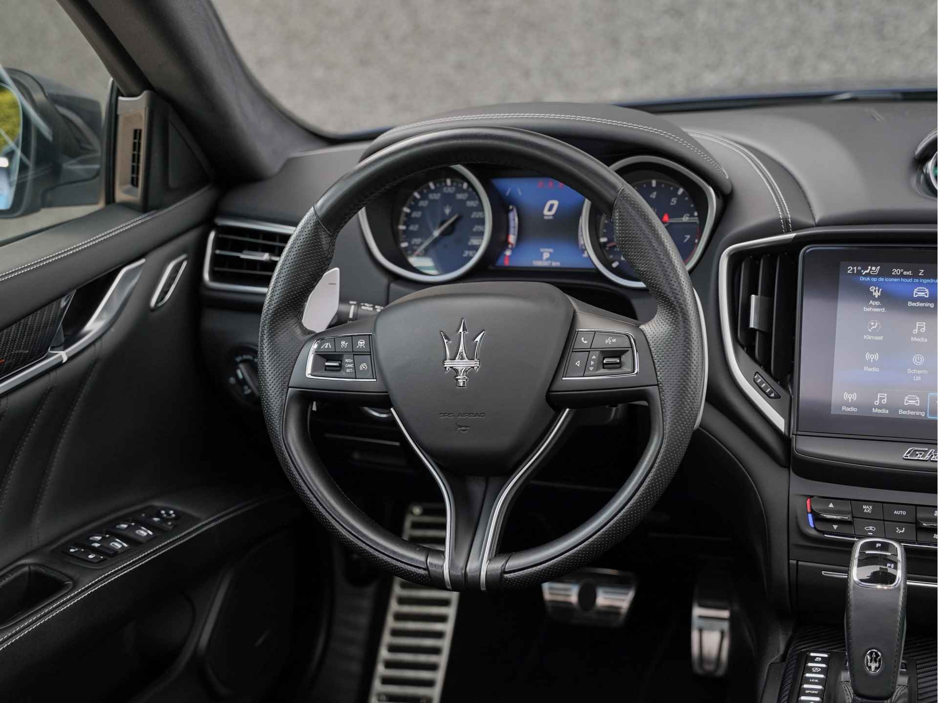 Maserati Ghibli 3.0 V6 GranSport Zomer- en winterset |Carbon interieur delen |Parelmoer lak | - 7/86