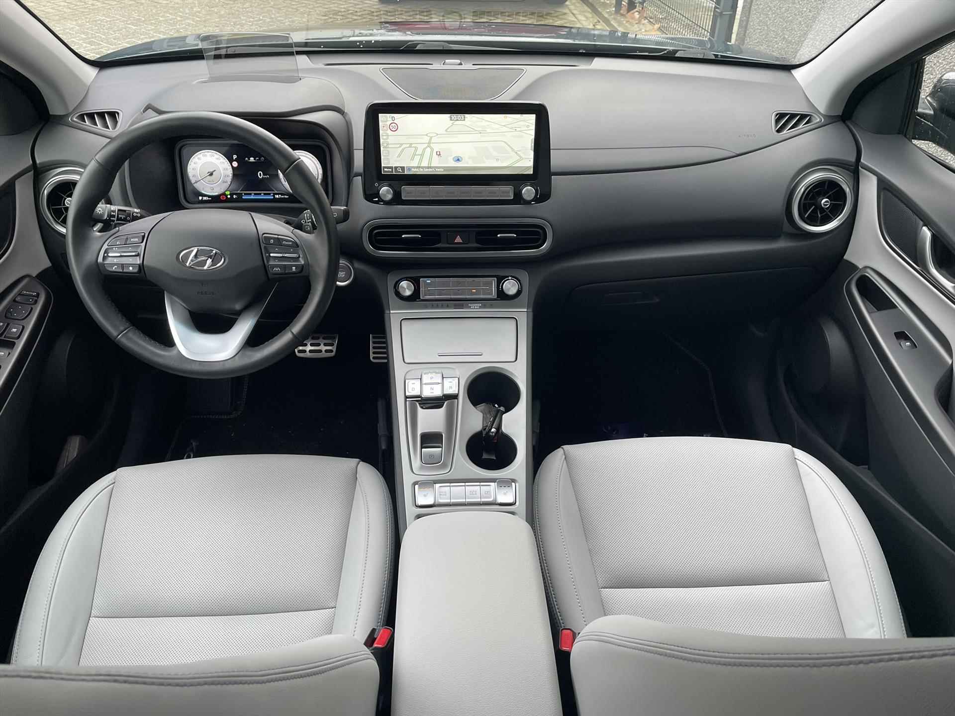 HYUNDAI Kona 64 kWh 204pk Aut Business| Leder interieur | Stoelverwarming | Bluelink | Krell Premium Audio | Smart Cruise Control | - 10/42