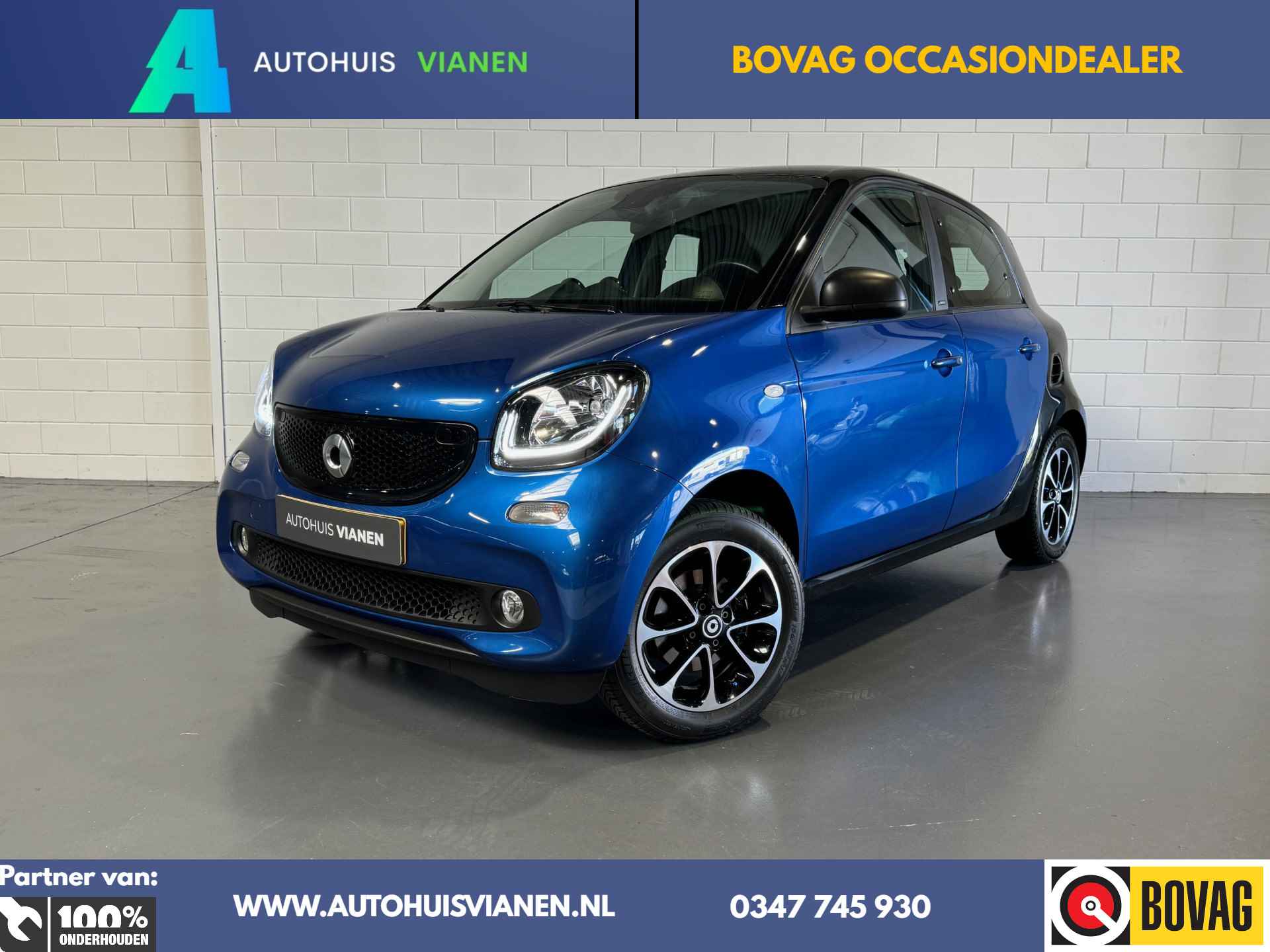 Smart Forfour 1.0 Passion | Led | Airco | Media | Lm Velgen | - 1/30