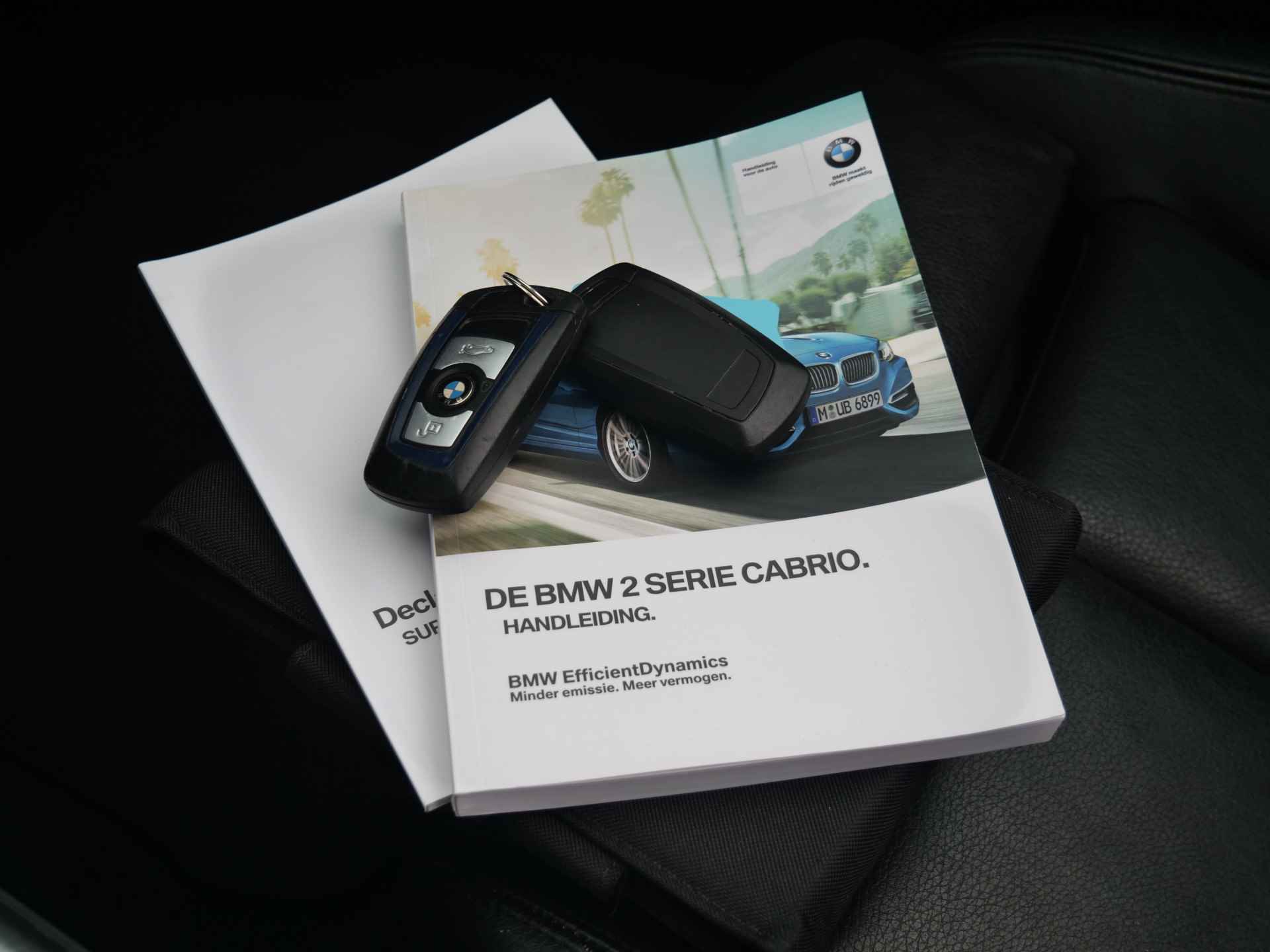 BMW 2 Serie Cabrio 218i 136pk High Executive Automaat M-pakket LED / Leder / 17 Inch / Navigatie - 11/38