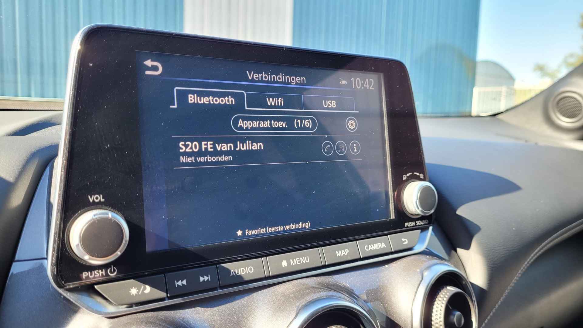 Nissan Juke 1.0 DIG-T N-Design | Camera | PDC voor+achter | Climate Control | Full-Map Navigatie | Apple Carplay & Android Auto | 19" LMV | Betreft nieuw te bestellen! - 22/27