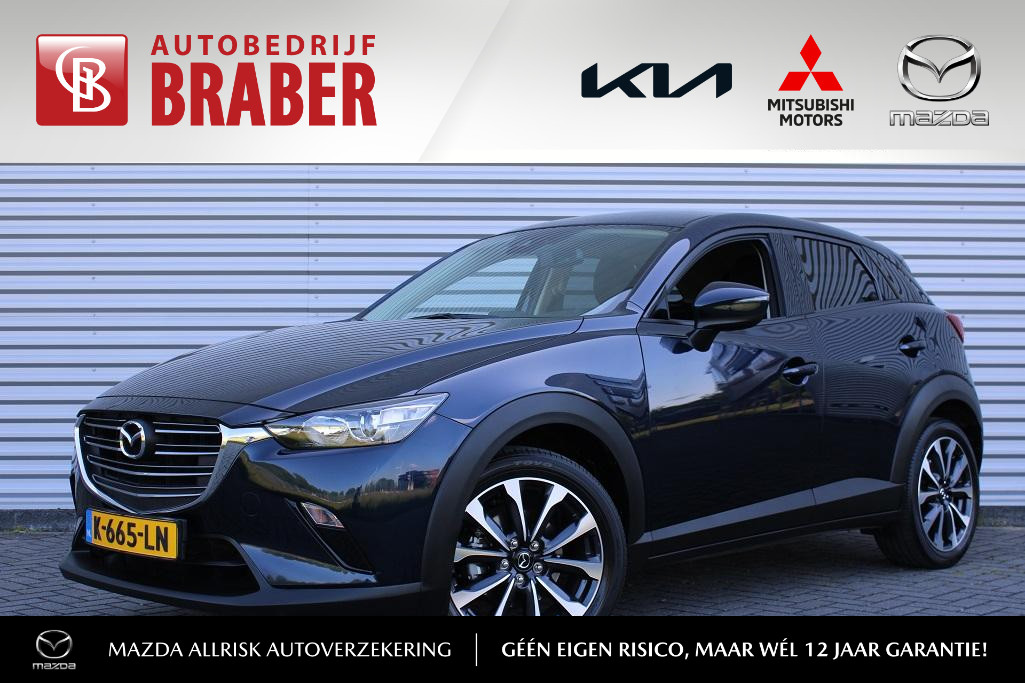 Mazda CX-3 2.0 SkyActiv-G 121 Sportive | 18" LM | Airco | Cruise | Navi | Camera |