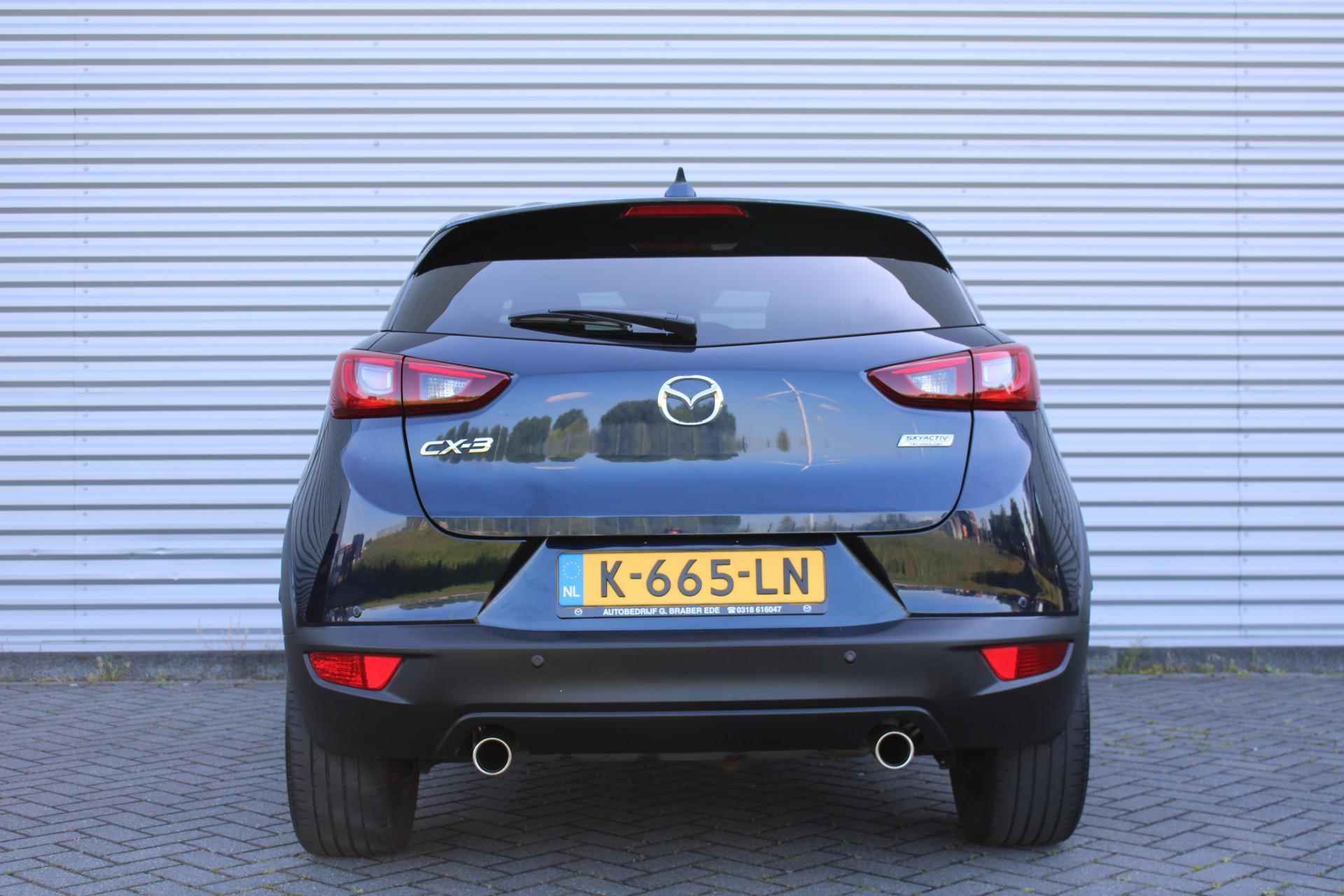 Mazda CX-3 2.0 SkyActiv-G 121 Sportive | 18" LM | Airco | Cruise | Navi | Camera | - 6/29