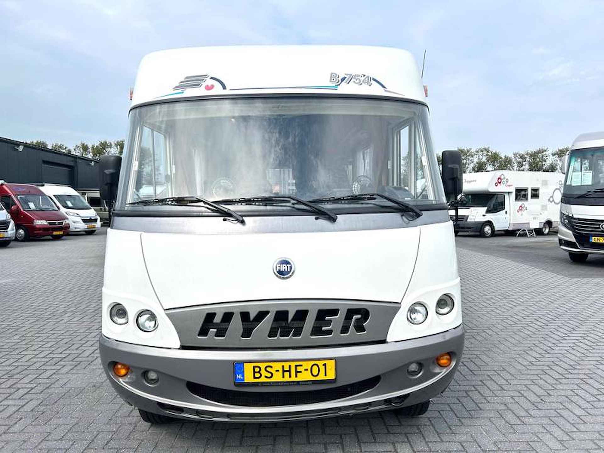 Hymer B 754 vastbed/2xAirco/xxl/7.60m - 23/23