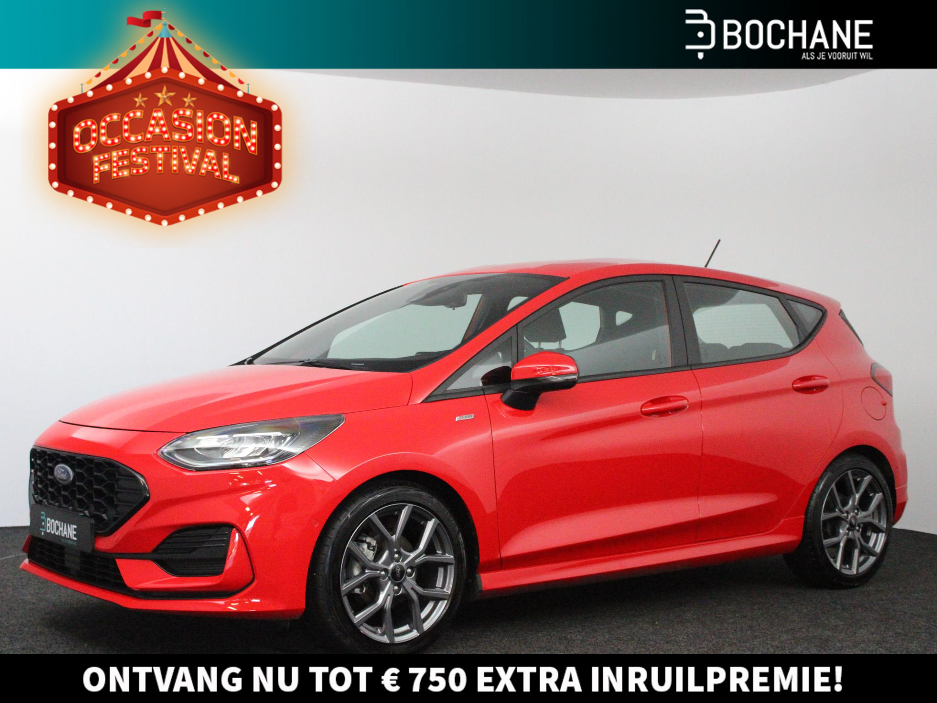 Ford Fiesta 1.0 EcoBoost Hybrid 125 ST-Line Clima/Apple Carplay/Android Auto /Camera/PDC