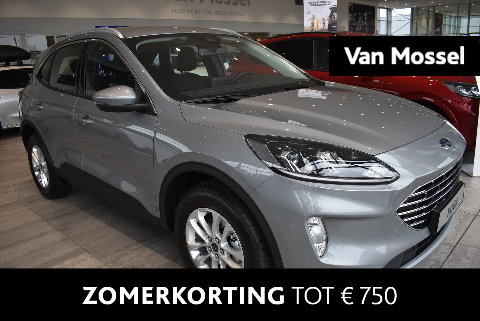 Ford Kuga 2.5 PHEV Titanium | € 6.700,- KORTING | Solar Silver | Winter Pack | 5 jaar Fabrieksgarantie | DIRECT LEVERBAAR