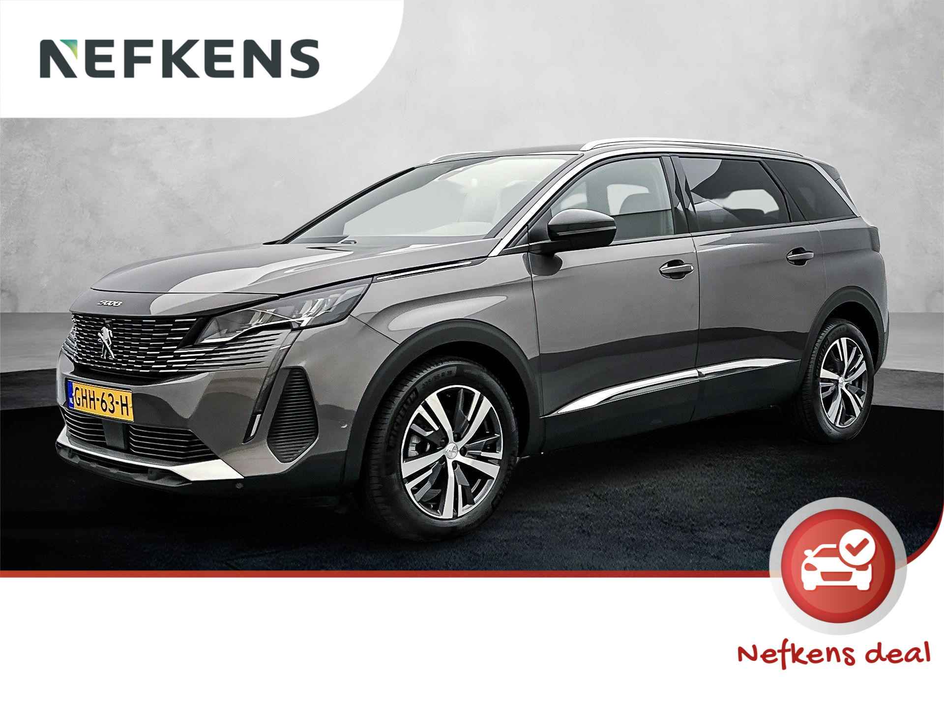 Peugeot 5008 SUV Allure Pack Business 130pk Automaat | Navigatie | Achteruitrijcamera | Climate Control | Keyless | Dodehoeksensor | Parkeersensoren v+a | Cruise Control | Led koplampen | Apple Carplay / Android Auto | Bluetooth | DAB+ radio | Donker getint glas | 18" lichtmetalen velgen | - 1/33