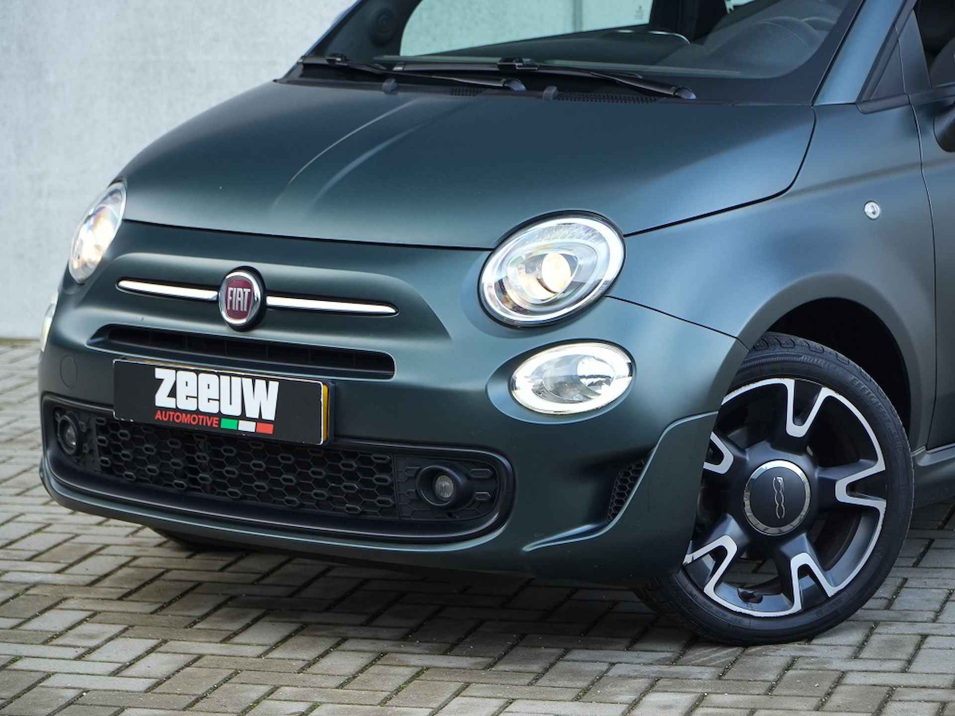 Fiat 500 C 1.2 Rockstar 69 PK | Carplay | Mat Groen | 16" - 2/21