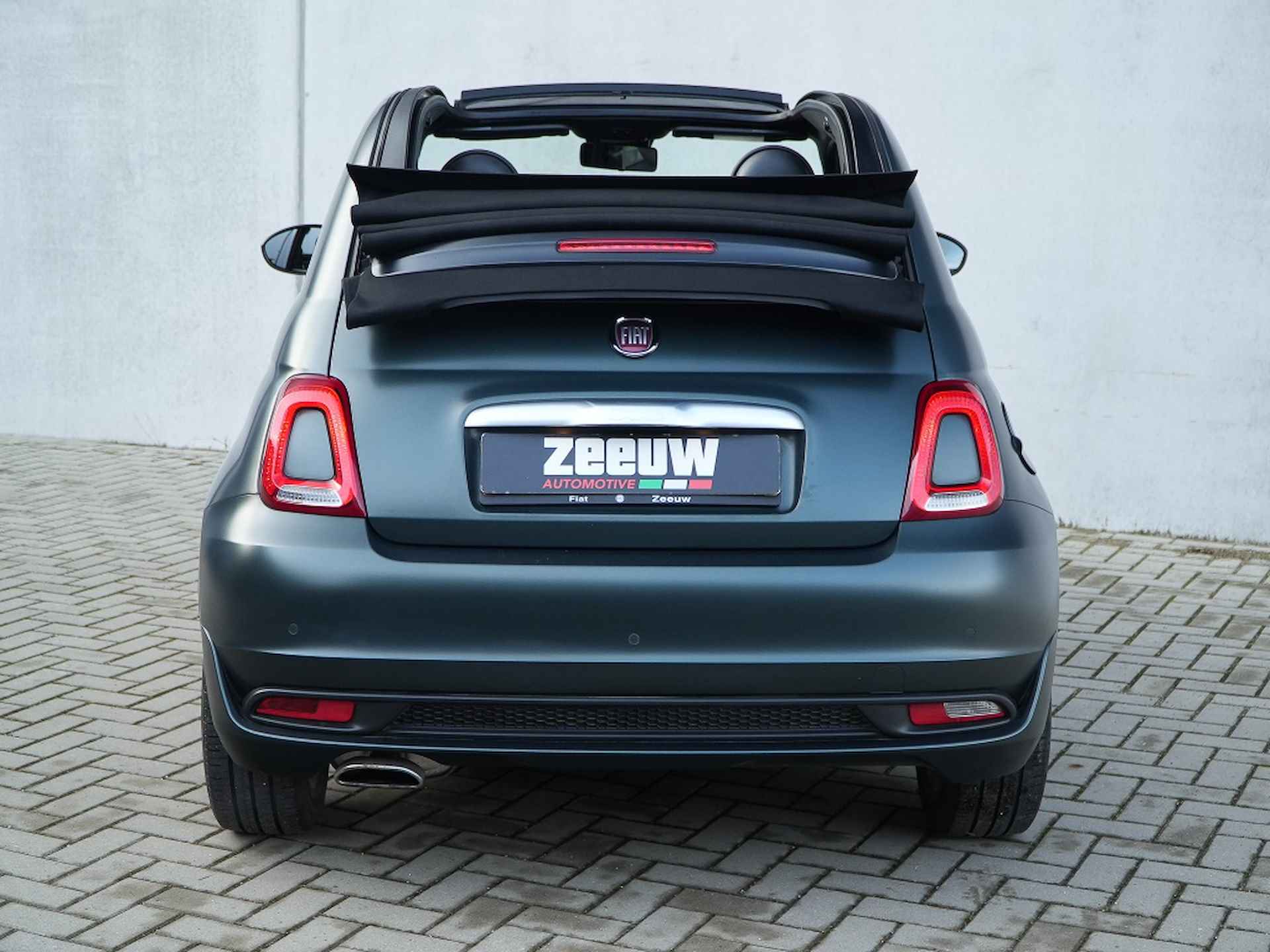 Fiat 500 C 1.2 Rockstar 69 PK | Carplay | Mat Groen | 16" - 10/21