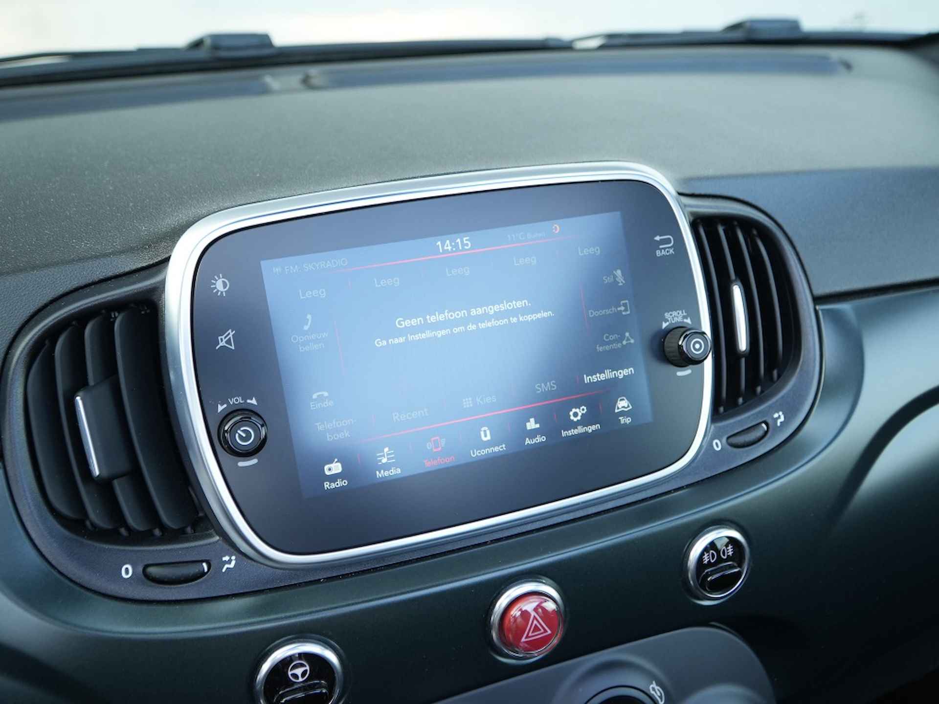 Fiat 500 C 1.2 Rockstar 69 PK | Carplay | Mat Groen | 16" - 18/21