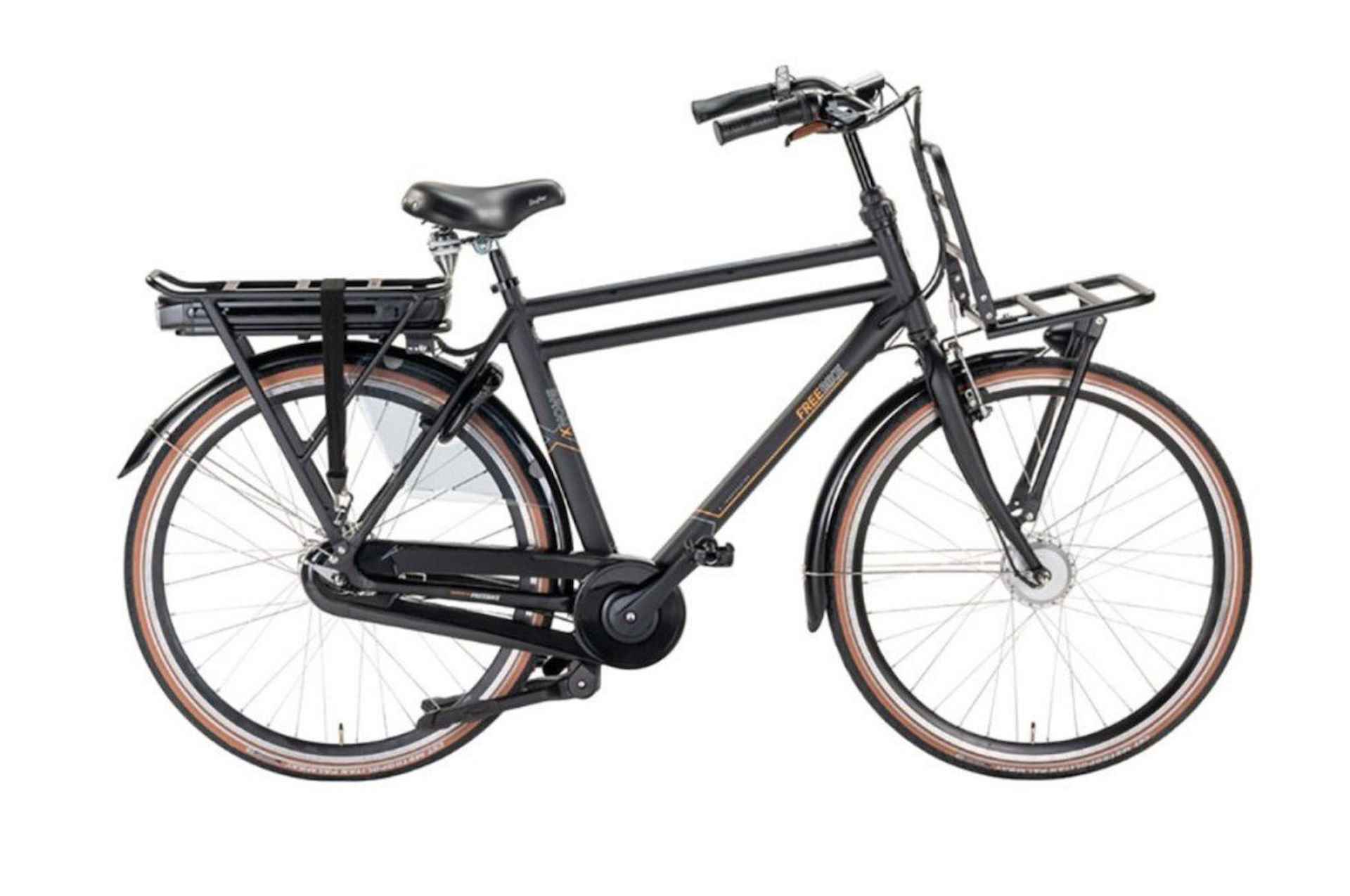 FREEBIKE Bronx N7 FW zwart H L 468Wh Heren ZWART 57cm 2022