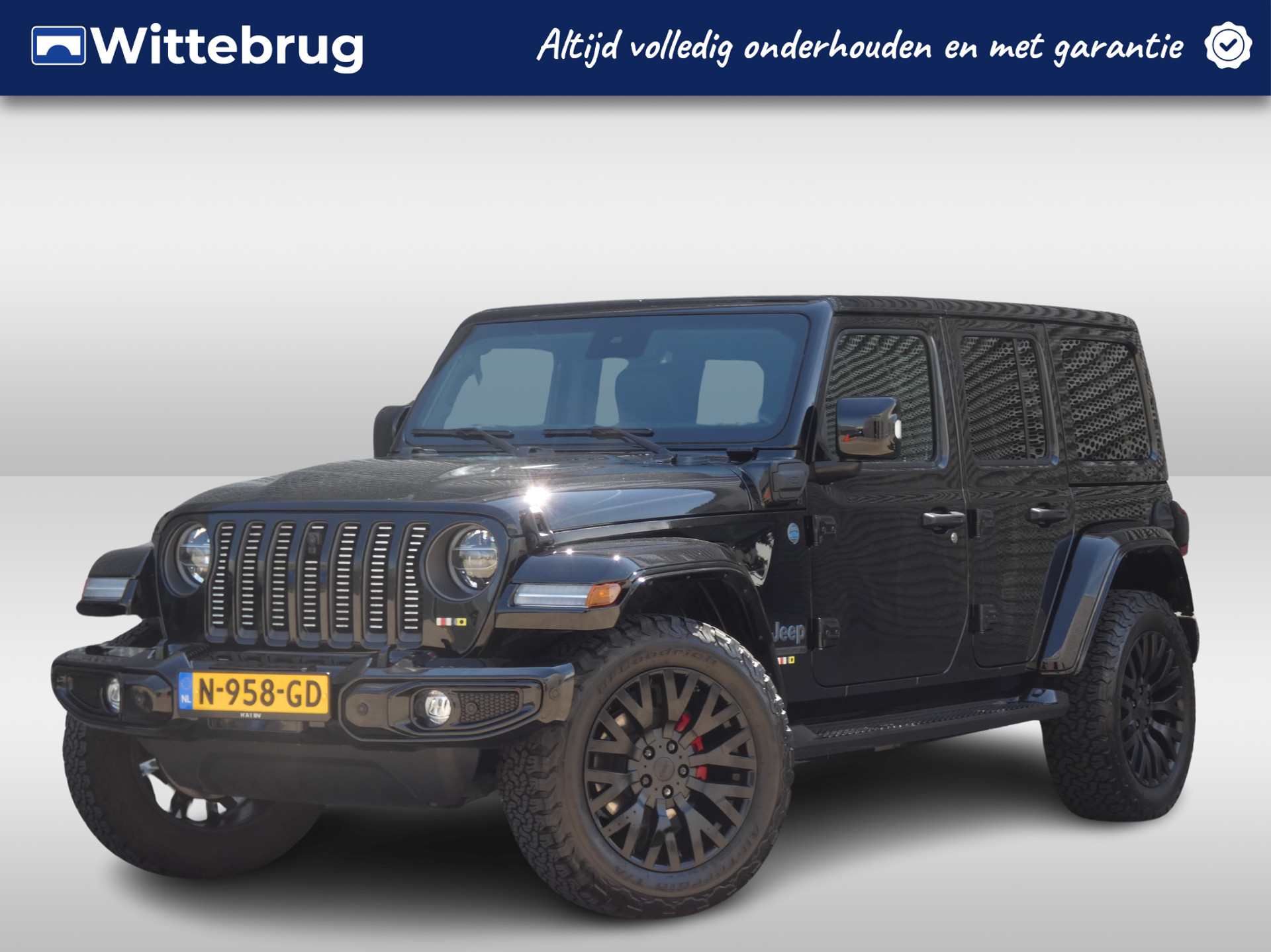 Jeep Wrangler Unlimited 4xe 380PK Sahara Special Black Edition | Camera | Premium Audio