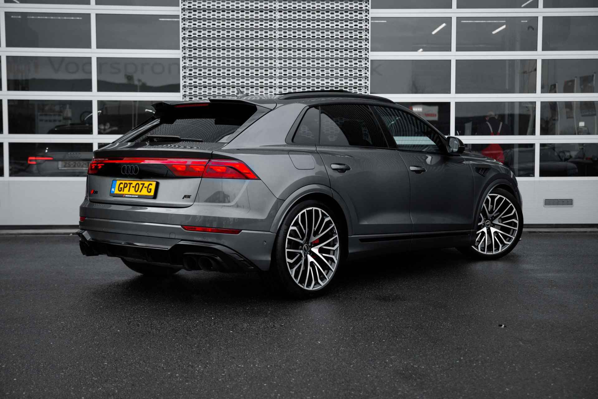 Audi Q8 60 TFSI e 490pk quattro Pro Line S Competition | ABT AERO | Panoramadak | Vierwielbesturing | 360 camera | S-Sportstoelen | Servosluiting | Dodehoekdetectie | - 3/79