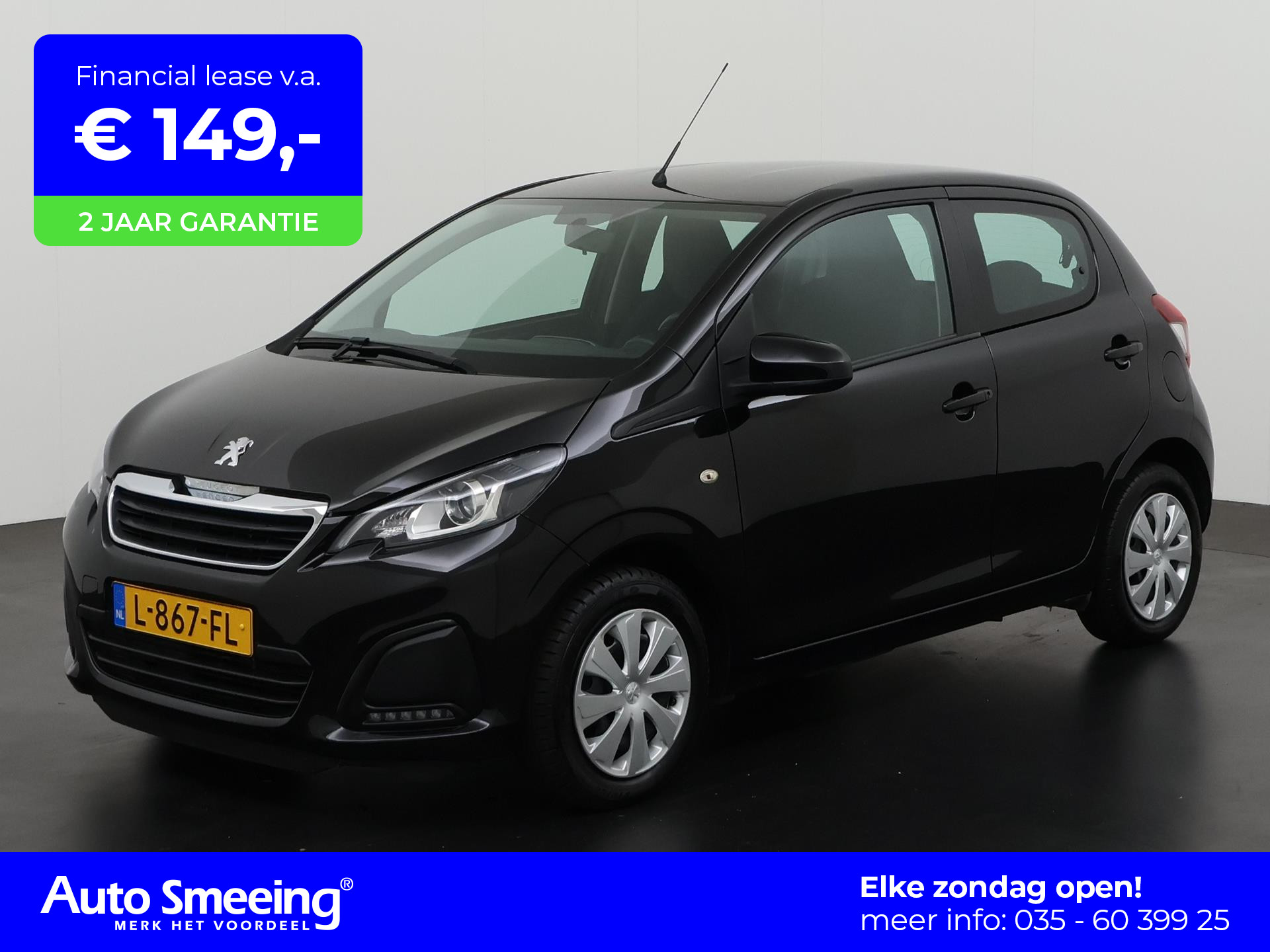 Peugeot 108 1.0 e-VTi Active | Airco | Bluetooth | Zondag Open!