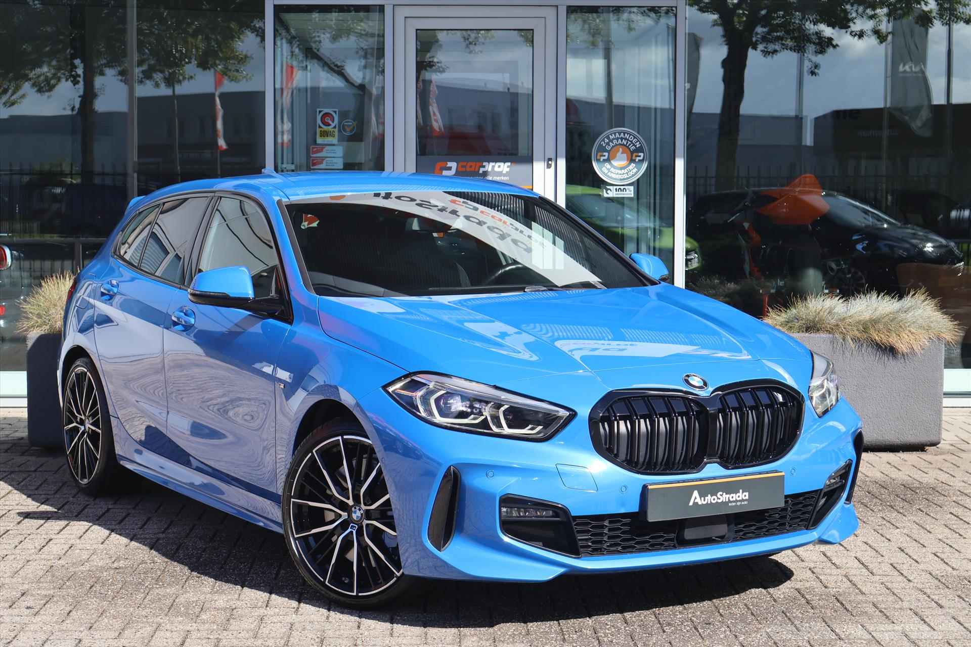 BMW 1-Serie (f40) 118i M-Sport 140PK AUT | Carplay I Misano Blue I Navi I Camera I Kuipstoel - 12/55