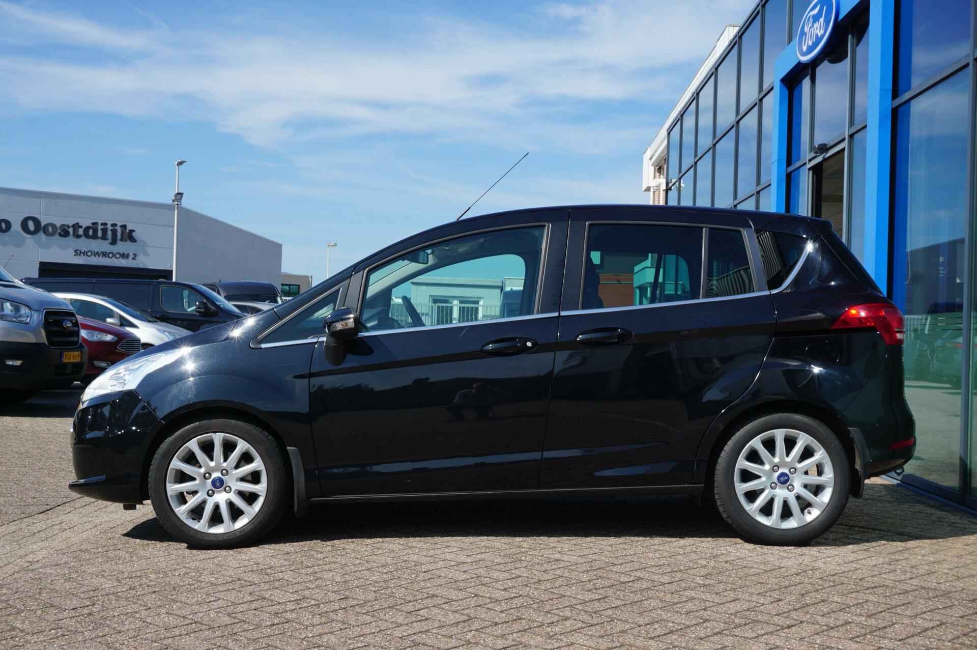 Ford B-Max 1.6 TI-VCT Titanium 105PK Automaat Cruise Navi Climate Keyless Afneembare Trekhaak Privacy Glass *Leuk* - 3/29