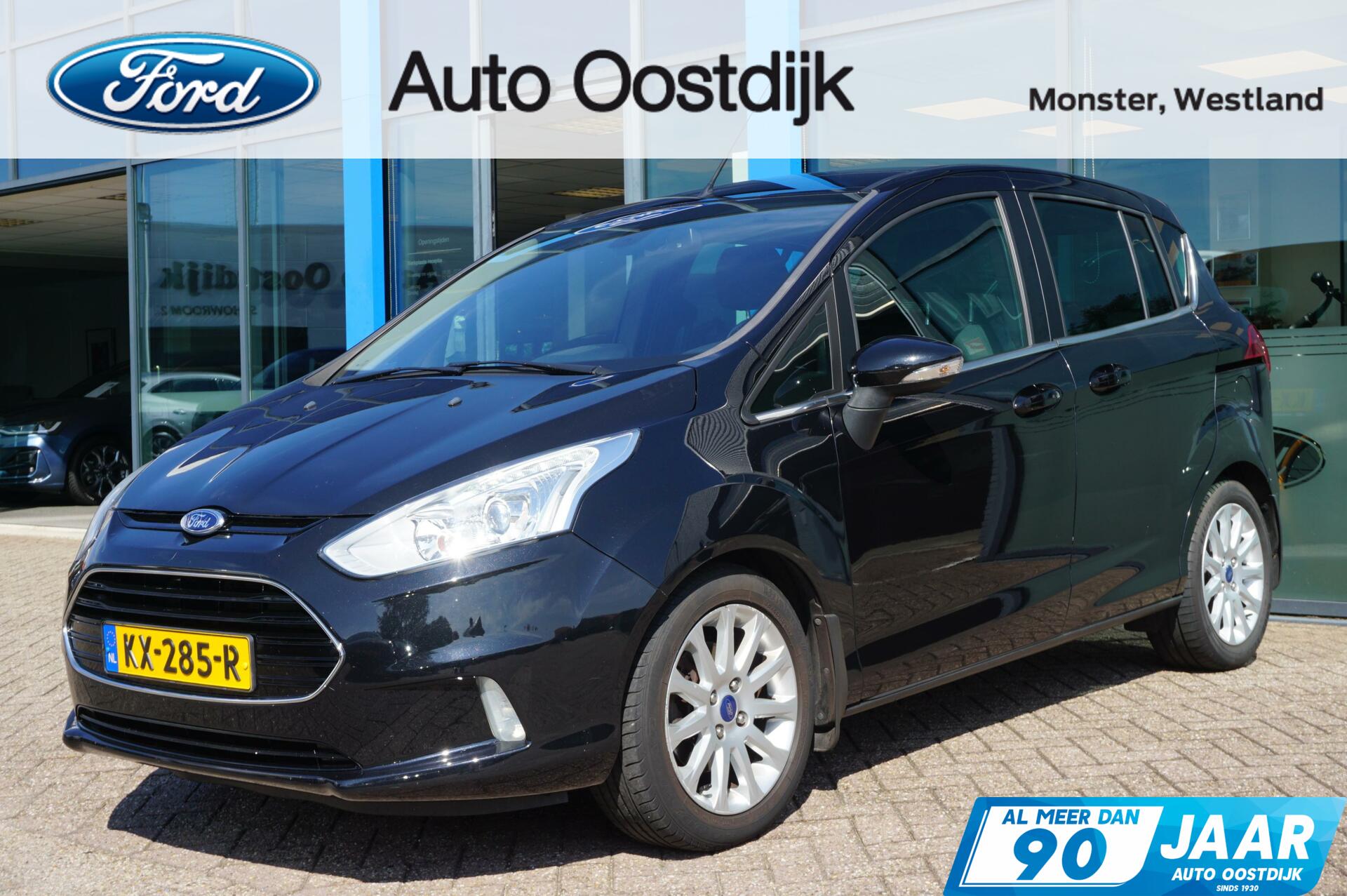 Ford B-Max 1.6 TI-VCT Titanium 105PK Automaat Cruise Navi Climate Keyless Afneembare Trekhaak Privacy Glass *Leuk*