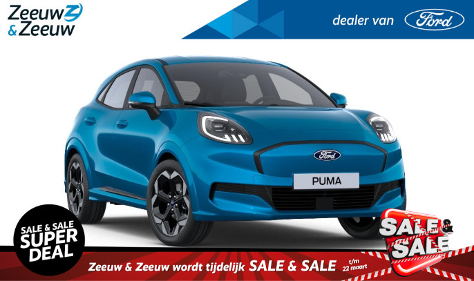 Ford Puma Gen-E Premium 44 kWh 168pk automaat | €1.000.- korting | Nieuw te bestellen