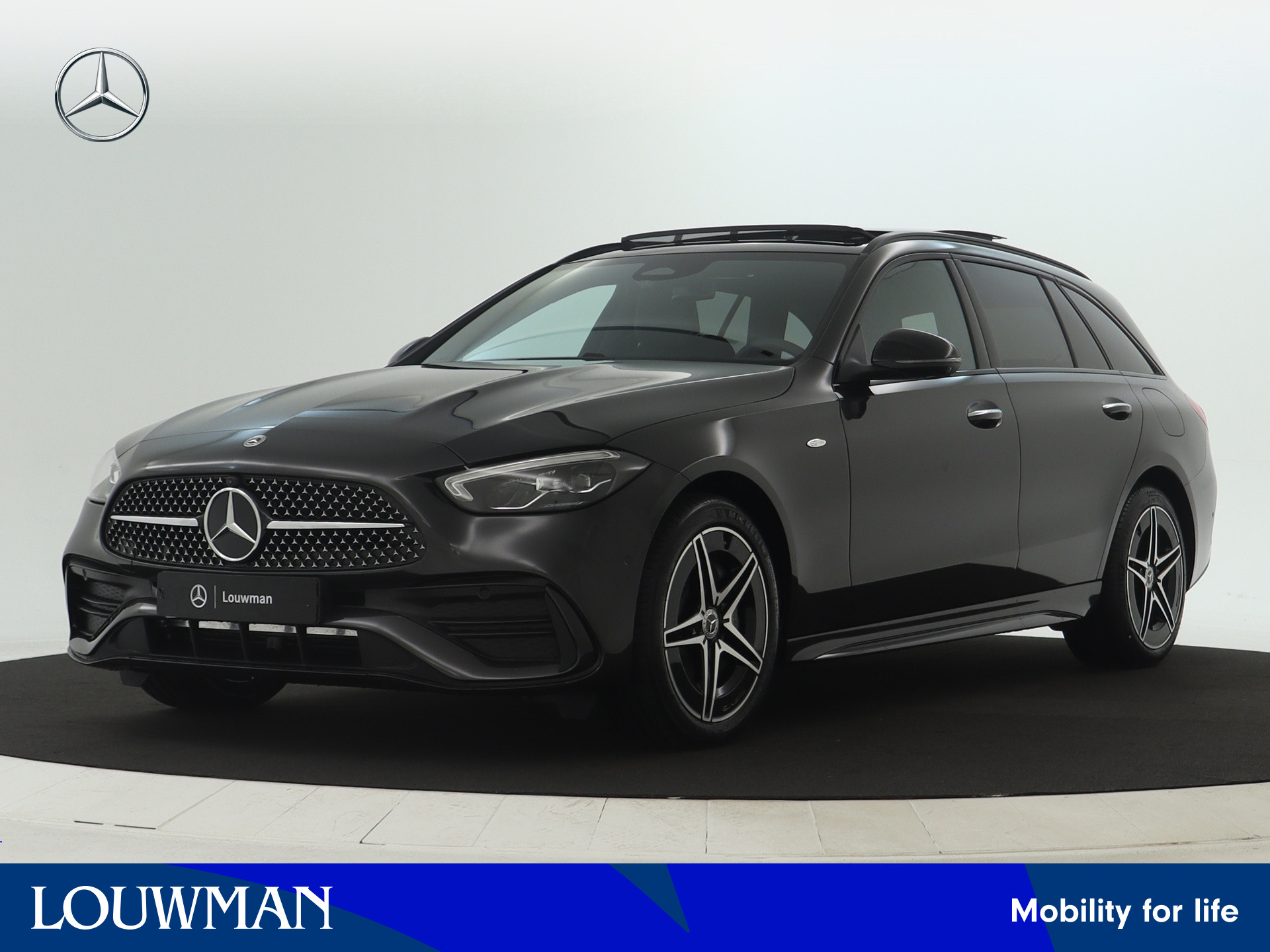 Mercedes-Benz C-Klasse 300 e star Edition AMG Line | Trekhaak | Nightpakket | Parkeerpakket met 360°-camera | KEYLESS GO | Memorypakket | Antidiefstalpakket GUARD 360° Plus | EASY PACK achterklep | Comfortpakket Plus |