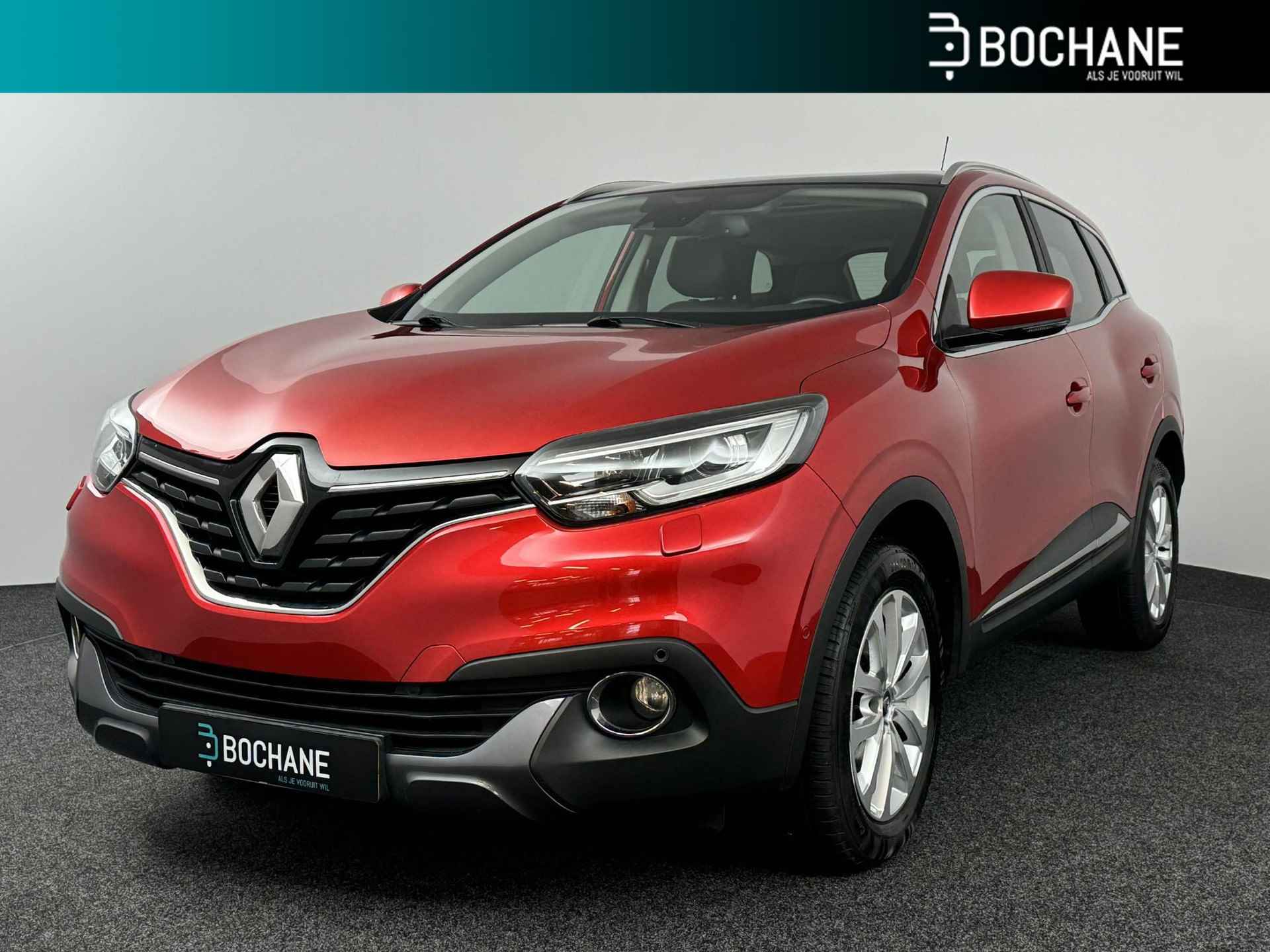 Renault Kadjar 1.2 TCe 130 EDC Intens | 1e eigenaar + dealer onderhouden | Leder | Panodak | Trekhaak | Stoel- en voorruitverwarming | PDC V+A + Camera - 1/55