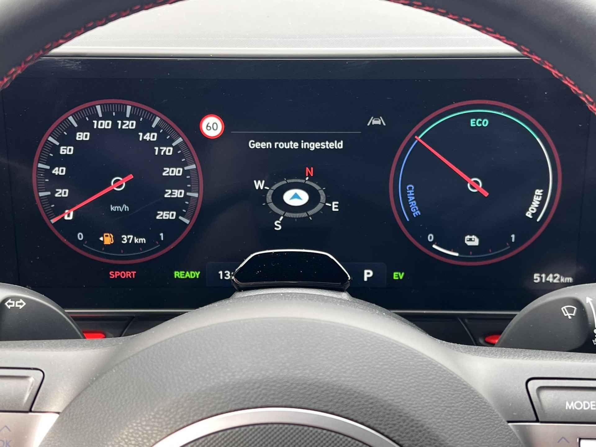 Hyundai Kona 1.6 GDI HEV N Line Automaat / Navigatie Bluelink / Apple Carplay Android / Stuur- stoel- en achterbankverwarming / Camera 360° / - 16/66