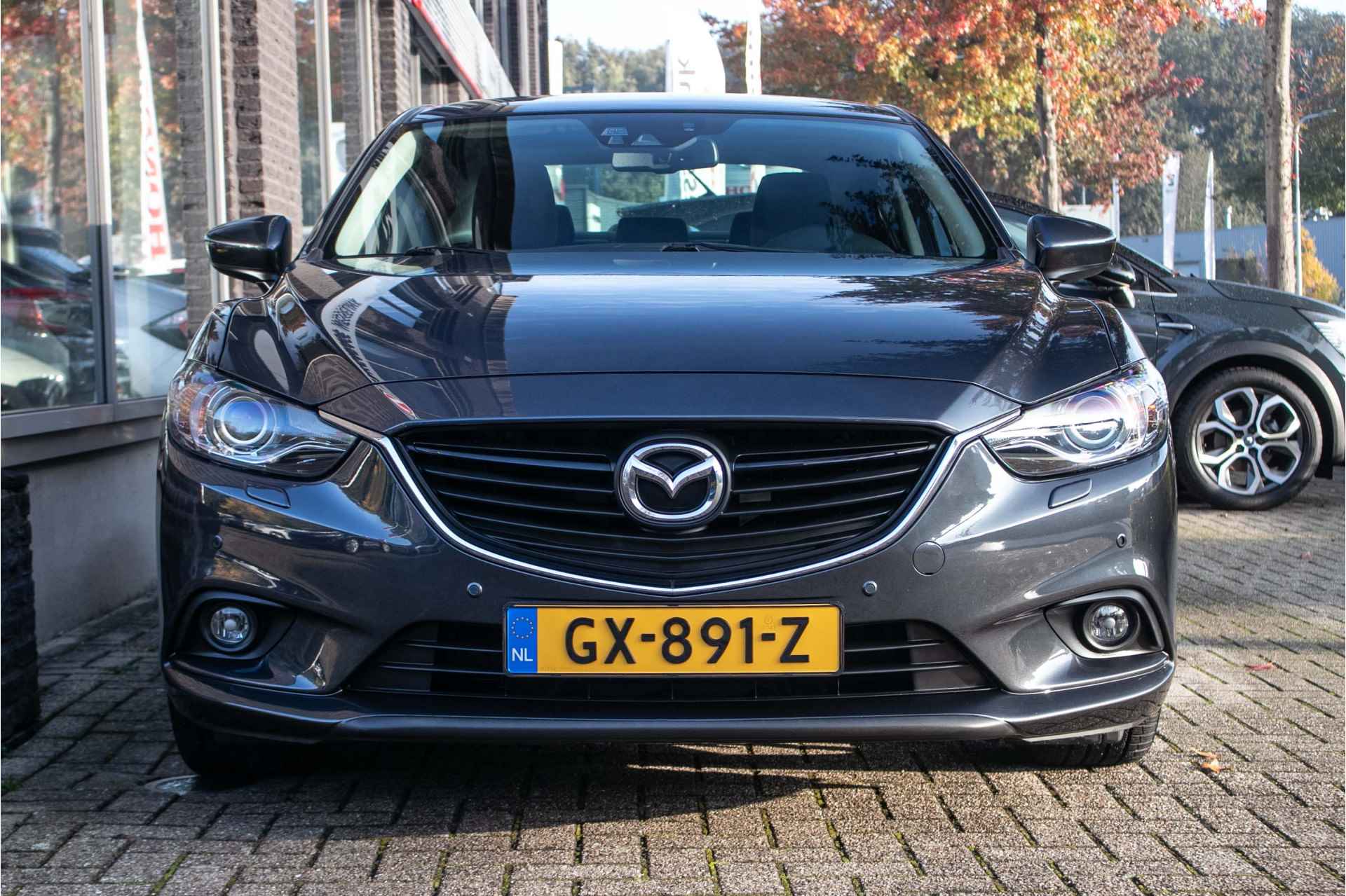 Mazda 6 2.0 HP Skylease+ - All-in rijklrprs | Navi | Cruise | Dodehoek det. | Stoelverw. - 10/38