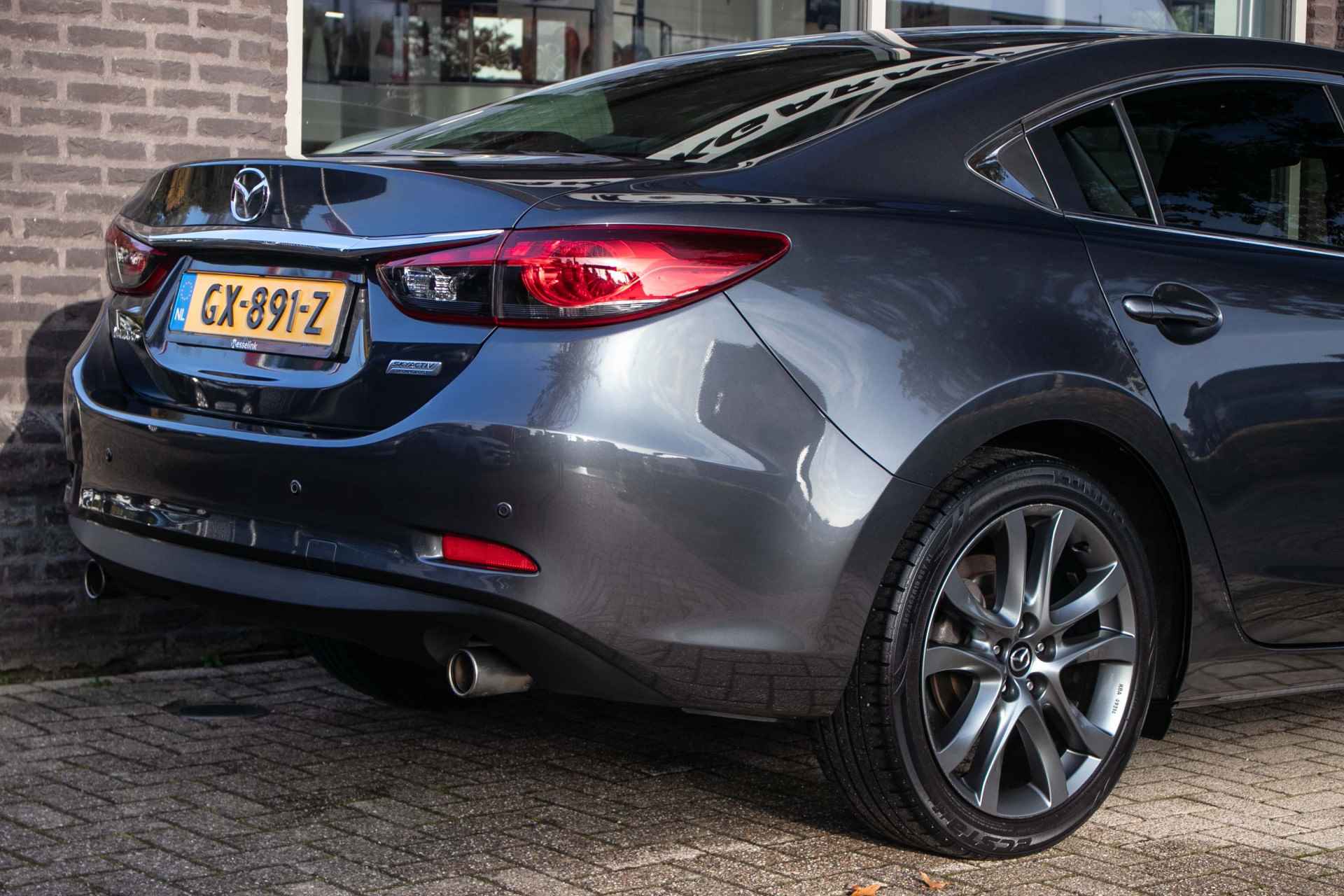 Mazda 6 2.0 HP Skylease+ - All-in rijklrprs | Navi | Cruise | Dodehoek det. | Stoelverw. - 25/38