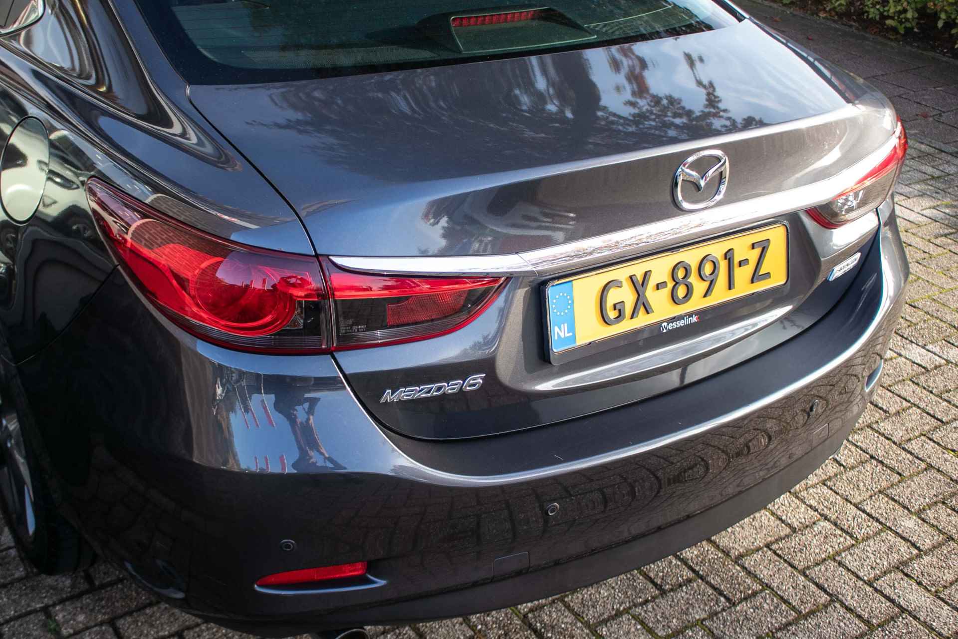 Mazda 6 2.0 HP Skylease+ - All-in rijklrprs | Navi | Cruise | Dodehoek det. | Stoelverw. - 27/38