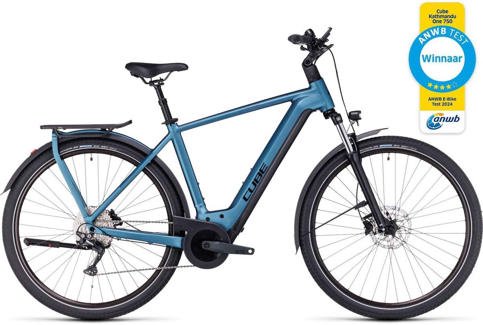 CUBE KATHMANDU HYBRID ONE 750 BLUE/BLACK Heren Blue/black L 58cm L 2024 - 1/1