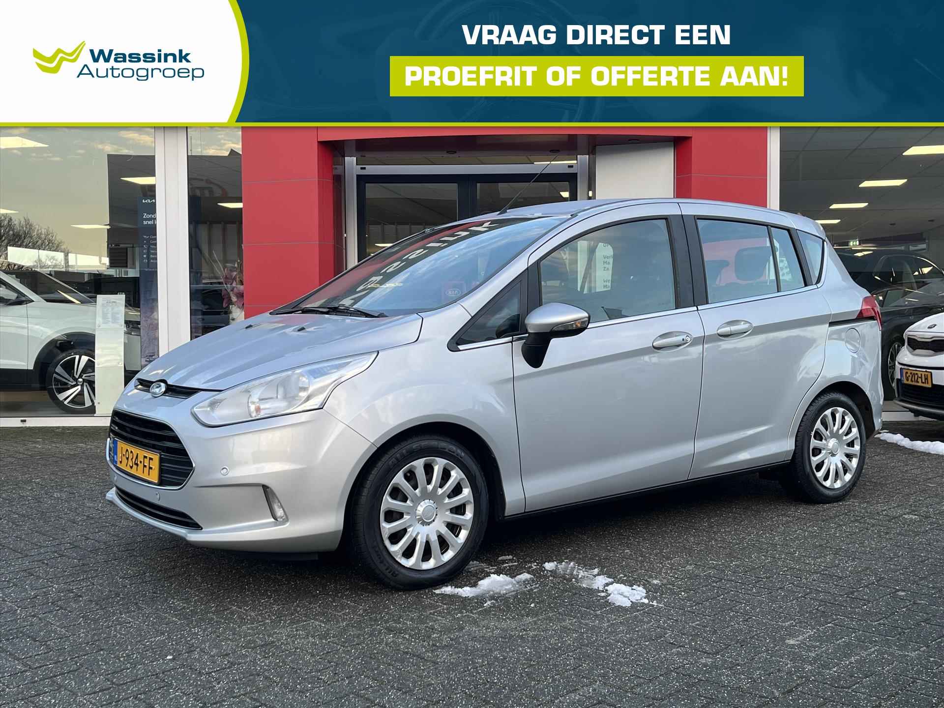 FORD B-Max 1.0 Turbo 100PK Titanium I Trekhaak 750KG I Stoel/Stuur/voorruit Verwarming I Parkeersensoren I Camera I Climate Control I Keyless Entry I