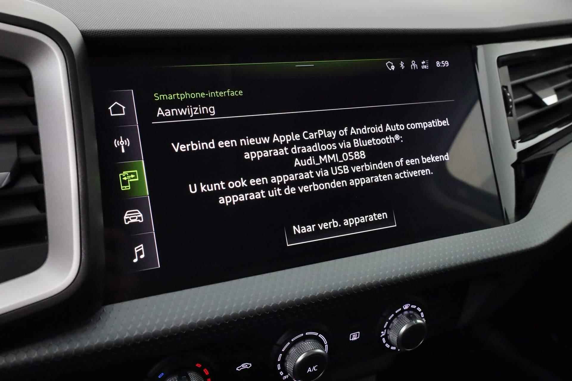 Audi A1 Sportback 25 TFSI 95PK Advanced edition | Apple CarPlay / Android Auto | Airco | Cruise | 17 inch - 25/35