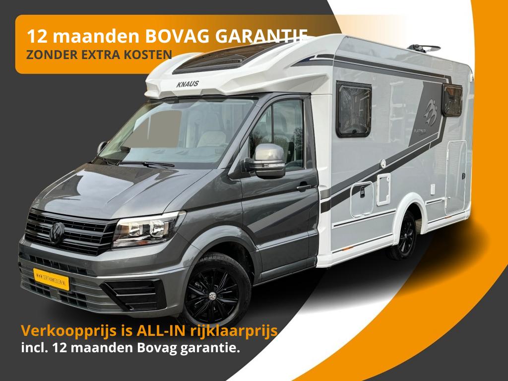 KNAUS Van-ti PLATINUM SELECTION 650 MEG BLACK EDITION VW CRAFTER/VOL OPTIES!