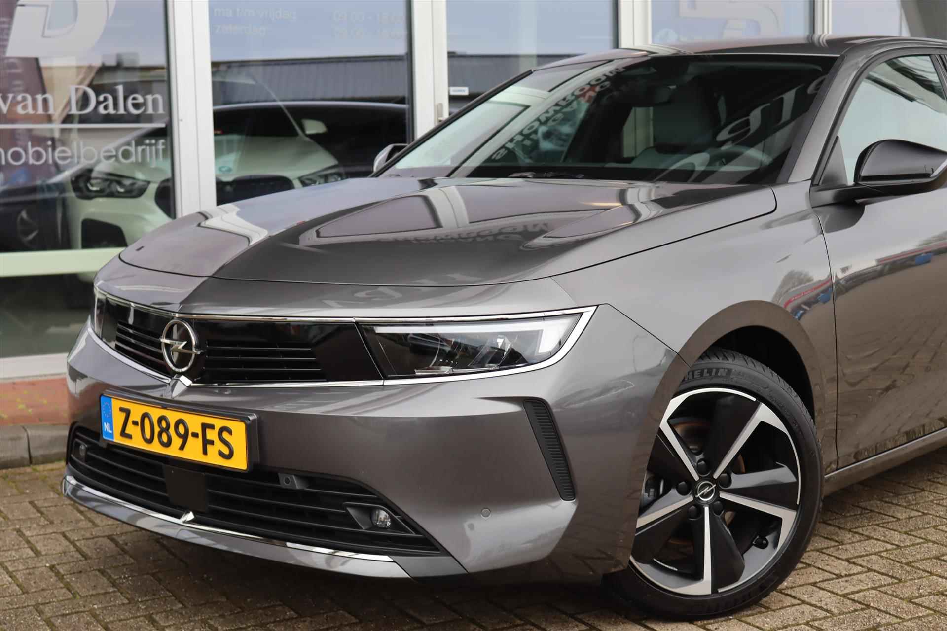 Opel Astra 1.2T 130PK AUTOMAAT BUSINESS ELEGANCE Navi | AGR Stoelen | Camera | Adapt.Cruise | Voorruit/Stoel/Stuurverw. | Led | 17 Inch Lm | - 53/55