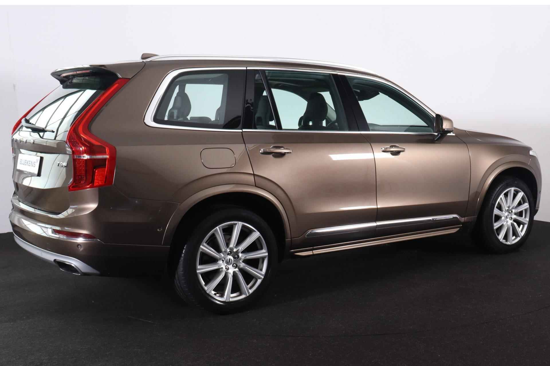 Volvo XC90 T8 Twin Engine AWD Inscription - Panoramisch schuif-/kanteldak - Intellisafe Assist/Surround - Sensus navigatie - Head-up display - 360 graden camera - DAB+ - Lederen bekleding - Verwarmbare voorstoelen - Elekrisch bedienbare voorstoelen - - 5/31