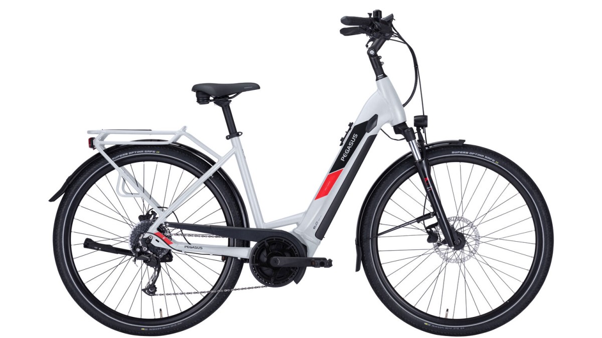 PEGASUS Solero EVO 9 400Wh Dames Cool Grey Shiny 28" 55cm 2023