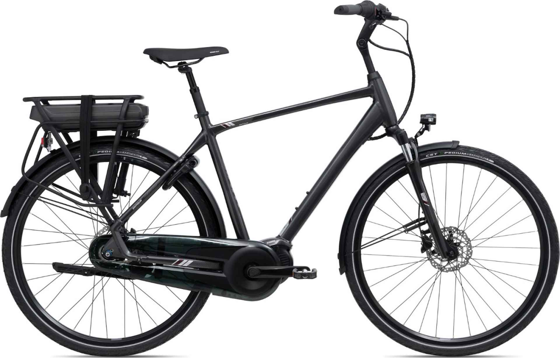 GIANT Entour E+ 0 (300wh) (DASH) Heren Gunmetal Black M 50cm M 2023 - 1/2