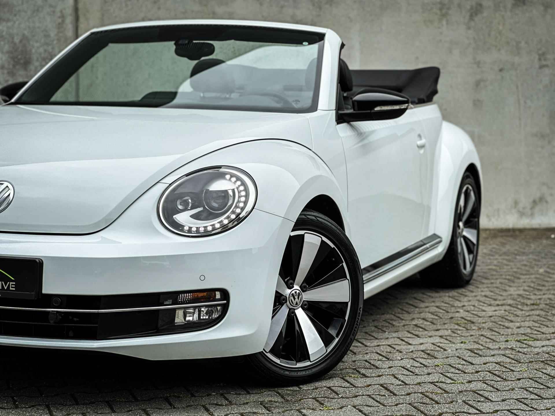 Volkswagen Beetle Cabriolet 1.4 TSI Exclusive Sport | Navi | Clima | Cruise | Leder | LED | Stoelverw. | 1 Eigenaar | - 14/43