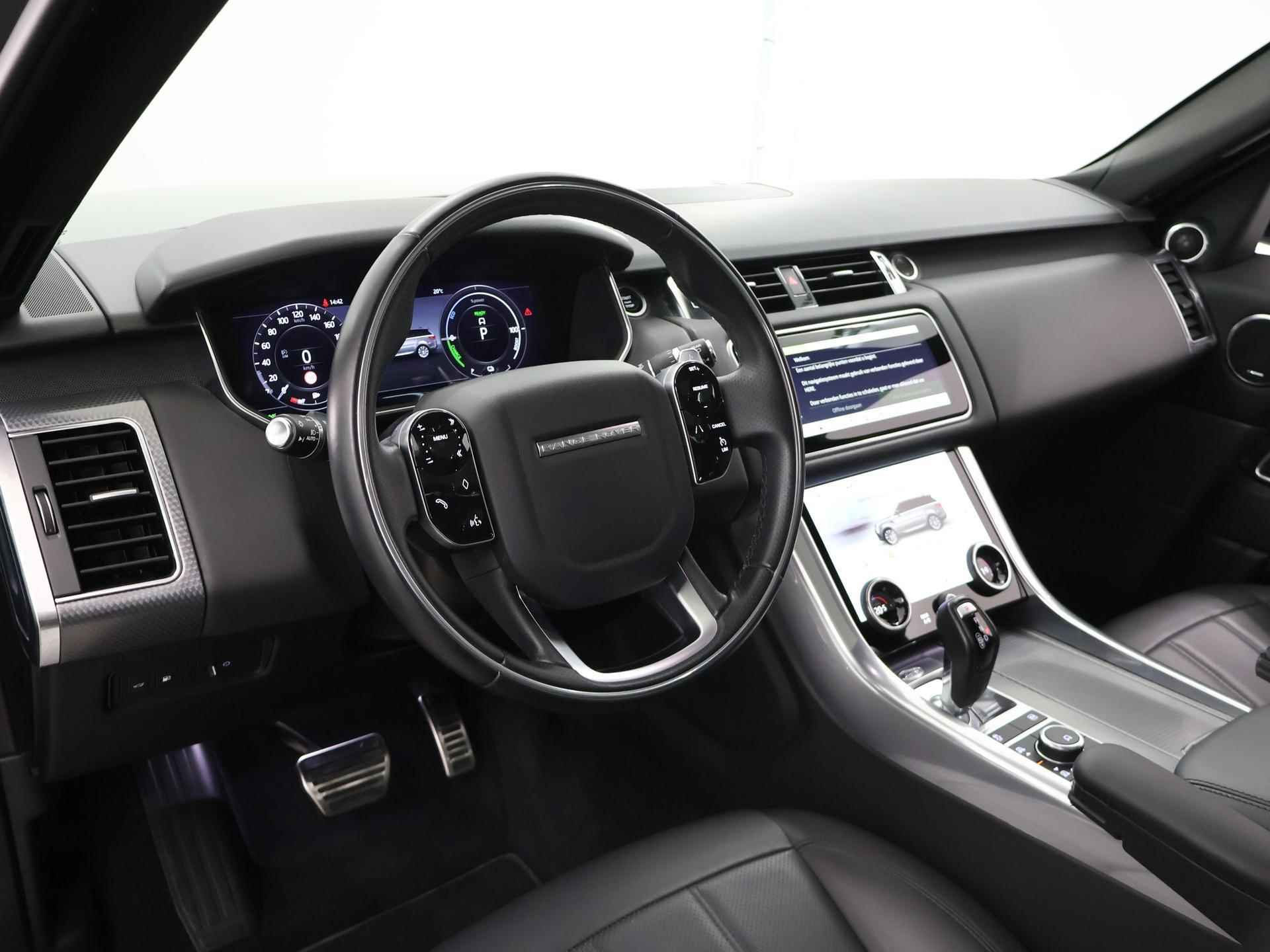 Land Rover Range Rover Sport P400e HSE Dynamic Silver | Panormadak | Ele. verstelbare stoelen + geheugen | Apple CarPlay | Luchtvering | Meridian audio | Stoelverwarming V+A | Matrix LED | Camera | - 8/58