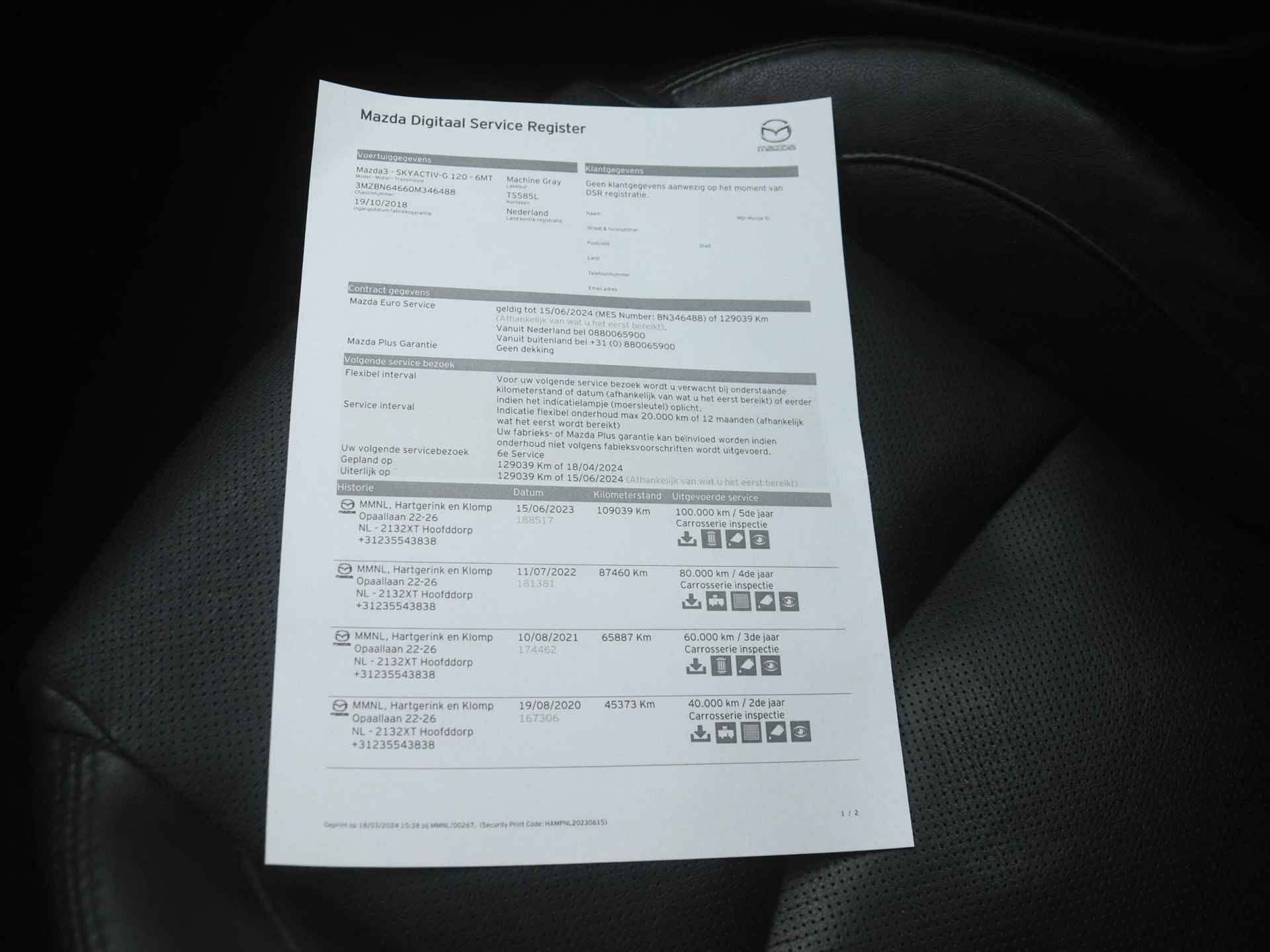 Mazda 3 2.0 SkyActiv-G GT-M met vaste trekhaak en Apple CarPlay : dealer onderhouden - 42/50