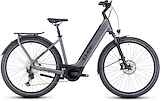 CUBE Touring Hybrid EXC 625 lage instap Lage instap Grey/metal 46cm EE XS 2024