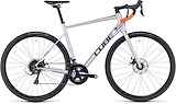 CUBE ATTAIN PRO SILVER/ORANGE 2023 HEREN Silver/orange 53cm 2023