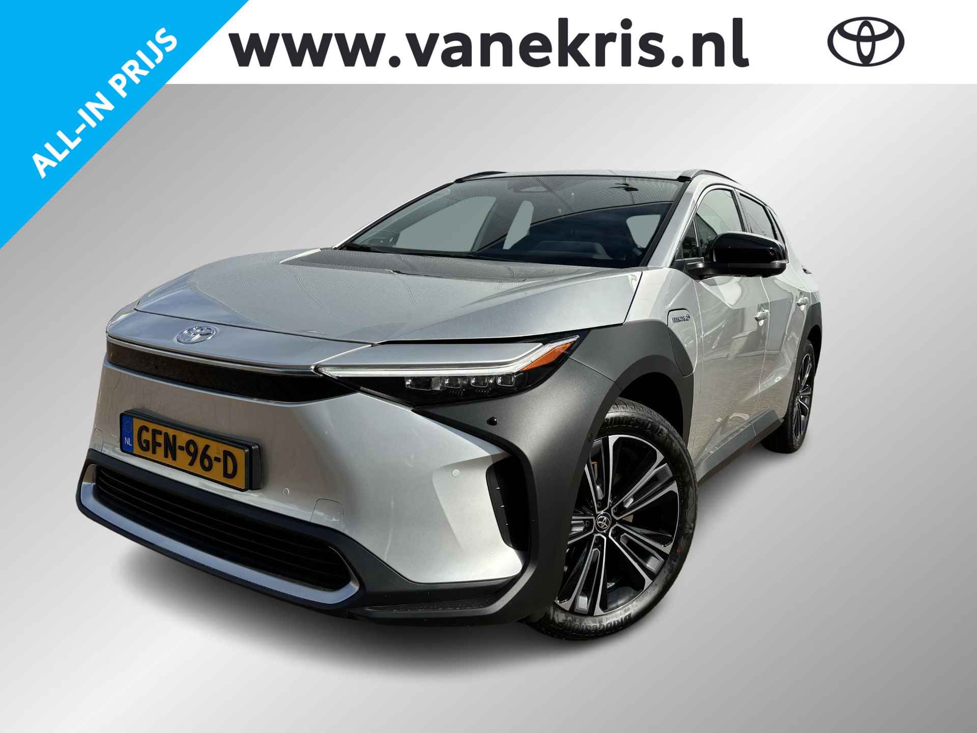 Toyota bZ4X Premium 71 kWh, Leer, 20 Inch LM velgen, BSM, Appl ecarplay& Android auto, Snel leverbaar! - 1/48