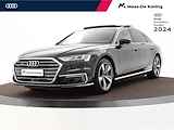 Audi A8 60 TFSIe 449pk Tiptronic Quattro Lang Pro Line | Luchtvering | Servosluiting | Panoramadak | Keyless | Elek. Stoelen | Alarm | 19'' Inch |