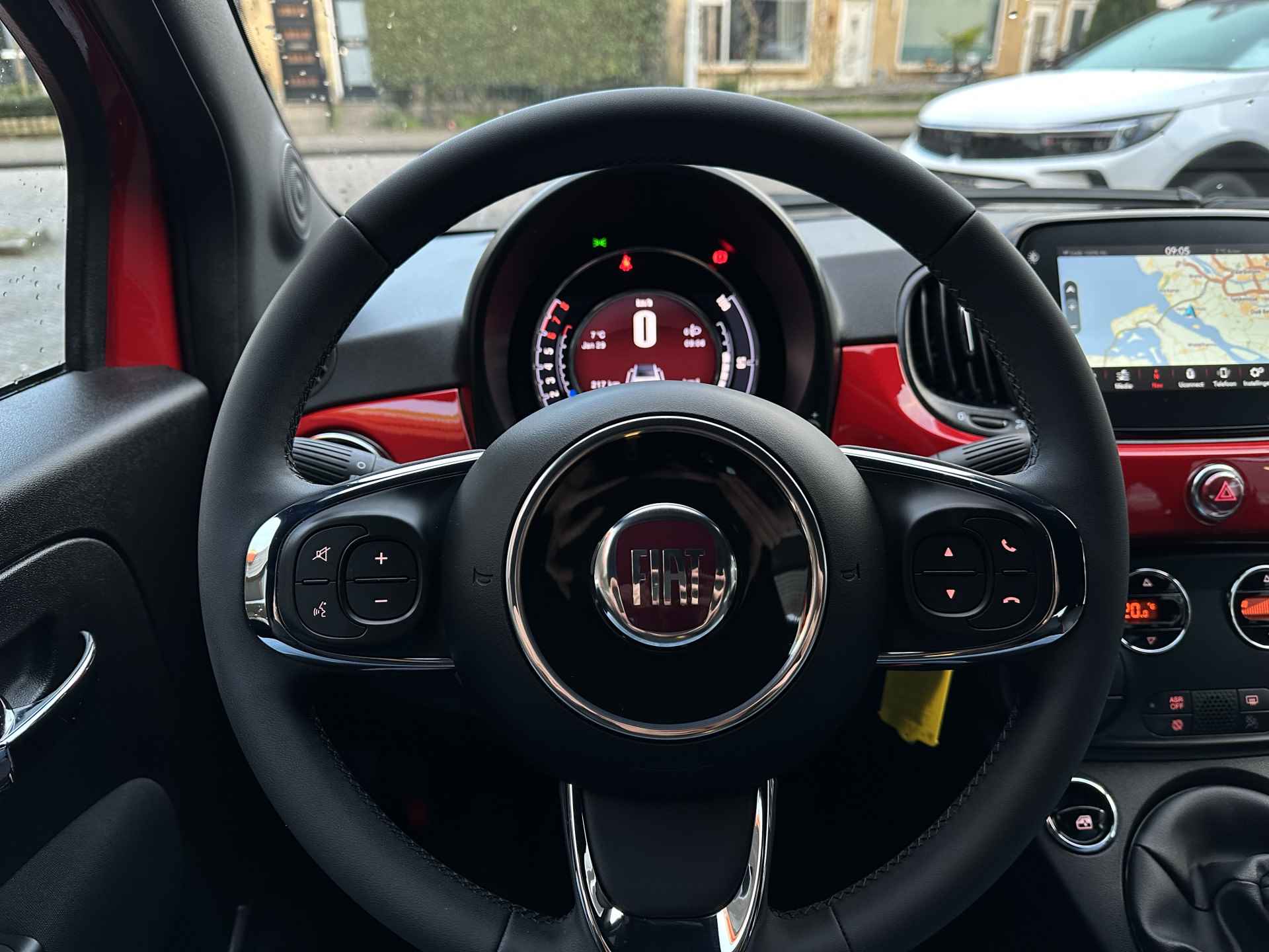 Fiat 500C 1.0 Hybrid RED NAVI|CARPLAY|AIRCO|CRUISE|CABRIO - 14/30