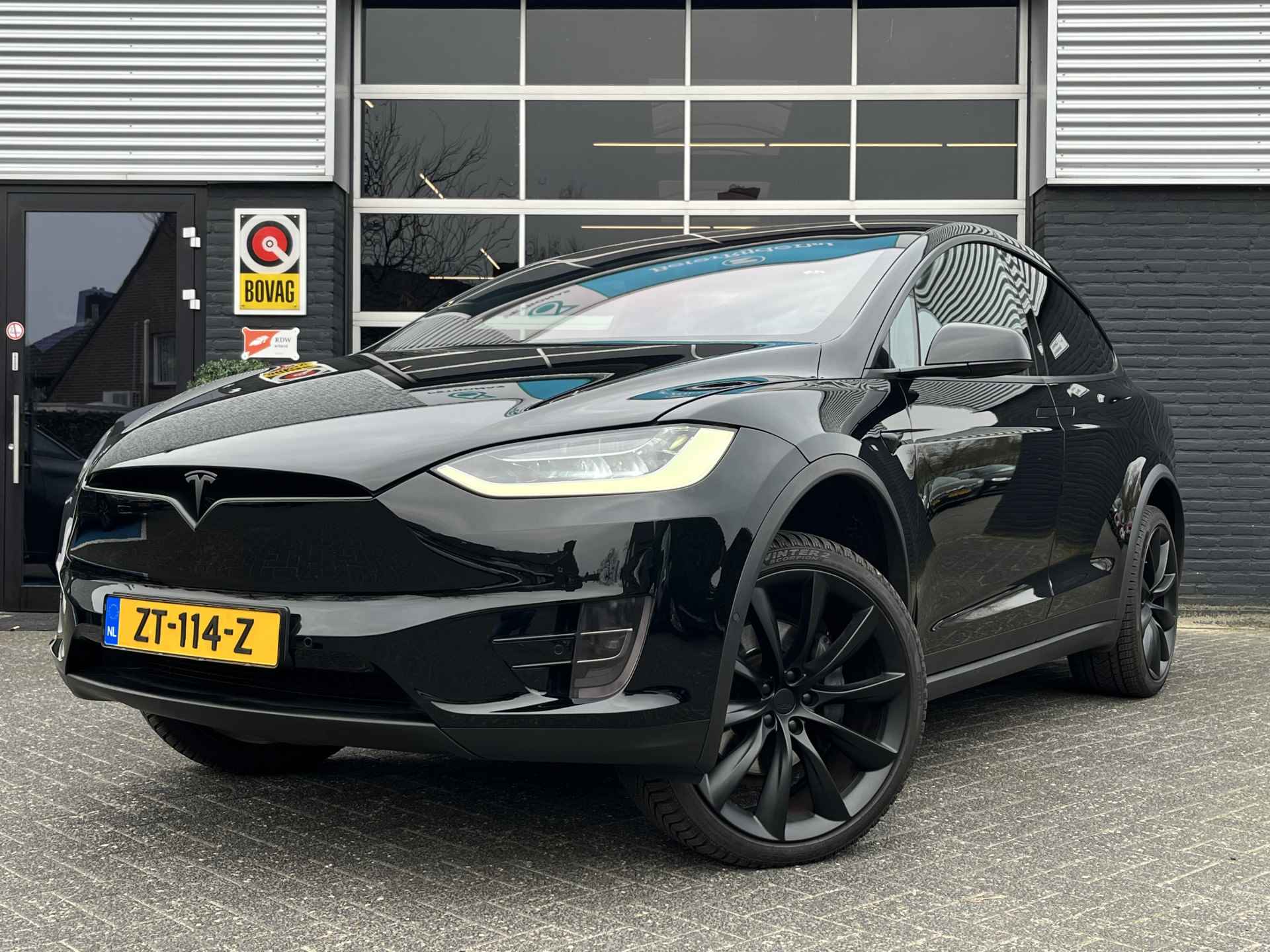 Tesla Model X 100D 6p. Autopilot, Camera, Luchtvering, Leer, Navigatie, Trekhaak - 4/31