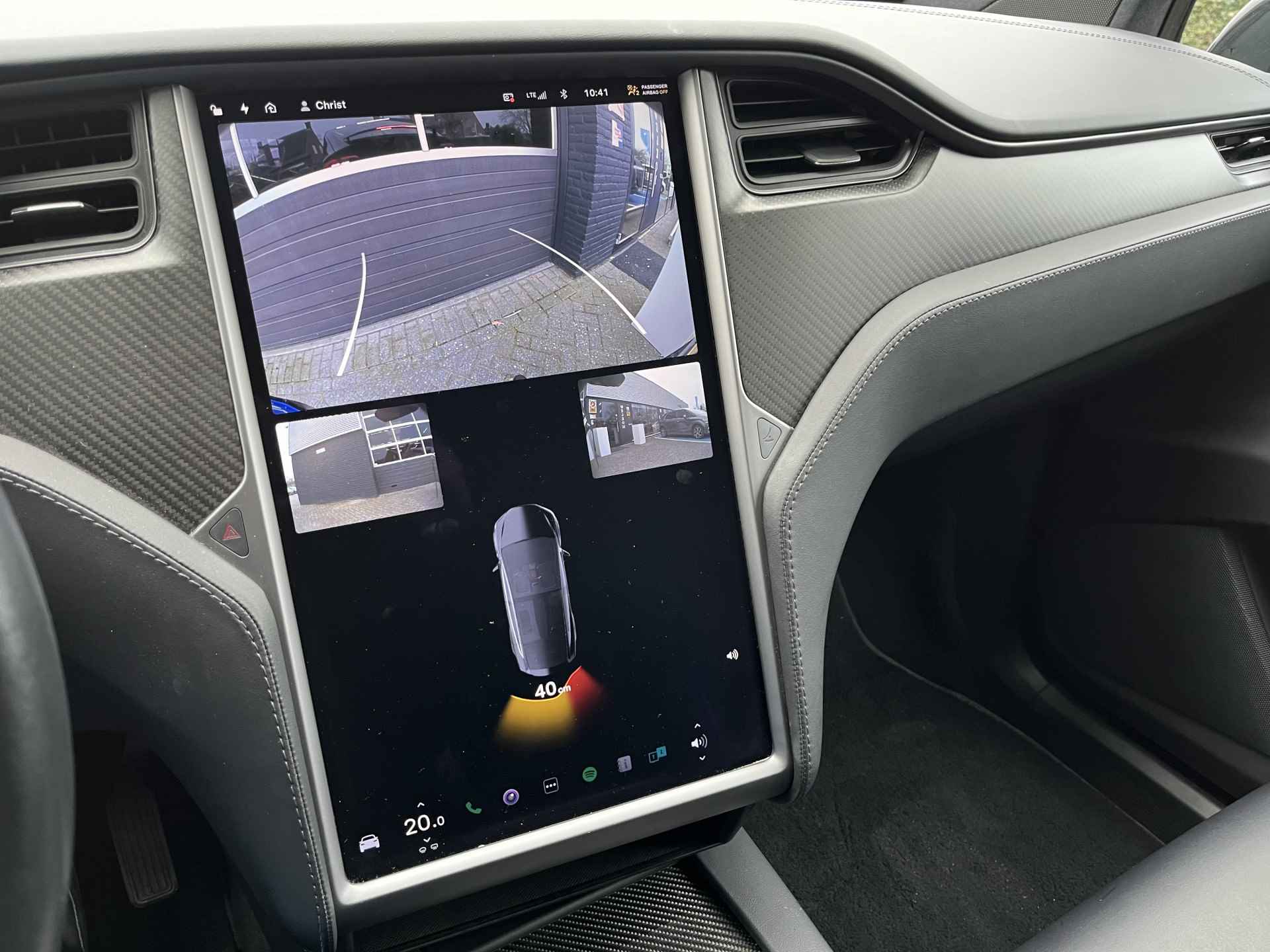 Tesla Model X 100D 6p. Autopilot, Camera, Luchtvering, Leer, Navigatie, Trekhaak - 9/31